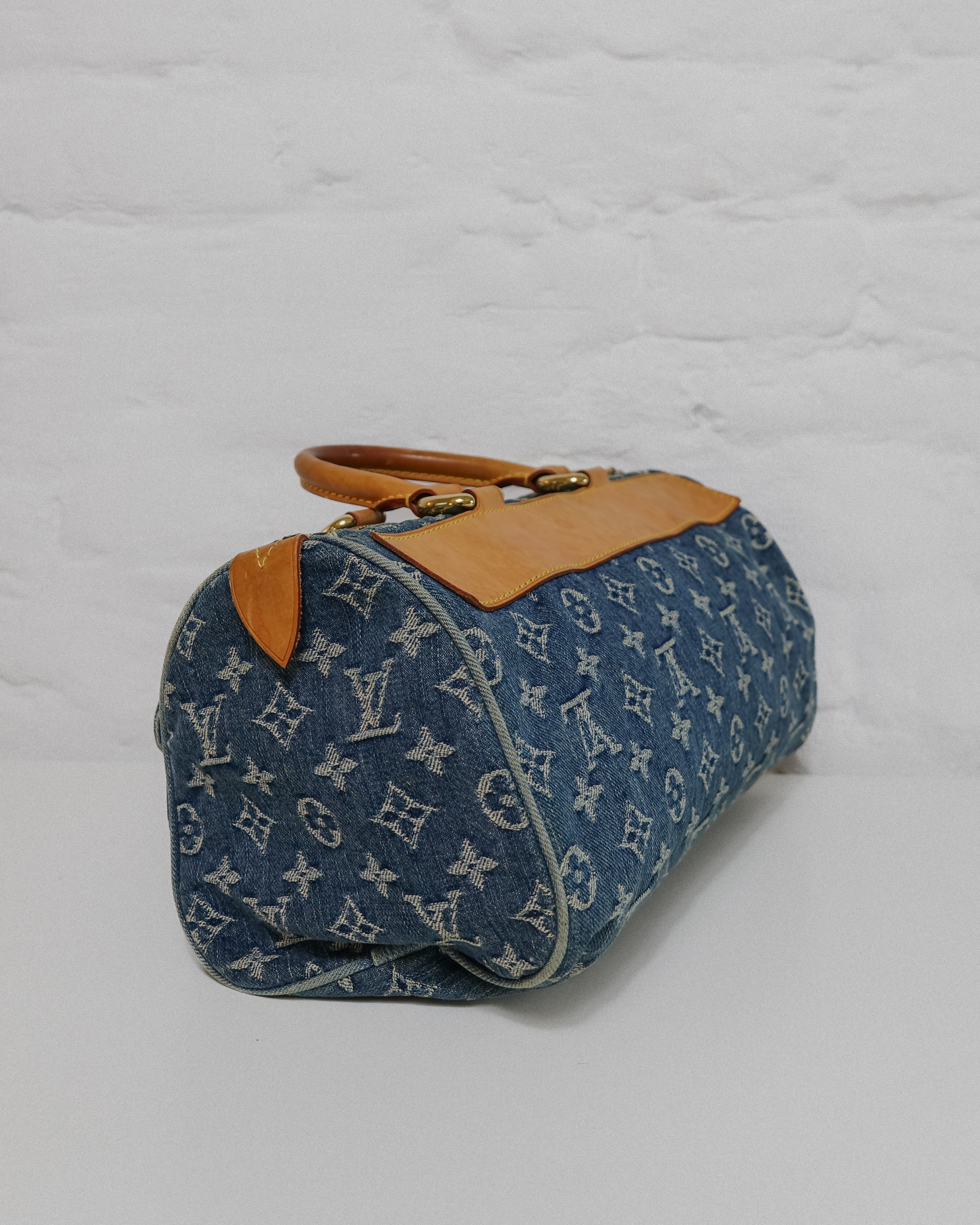 Louis Vuitton Noé Speedy Jeans bleu Lola Collective