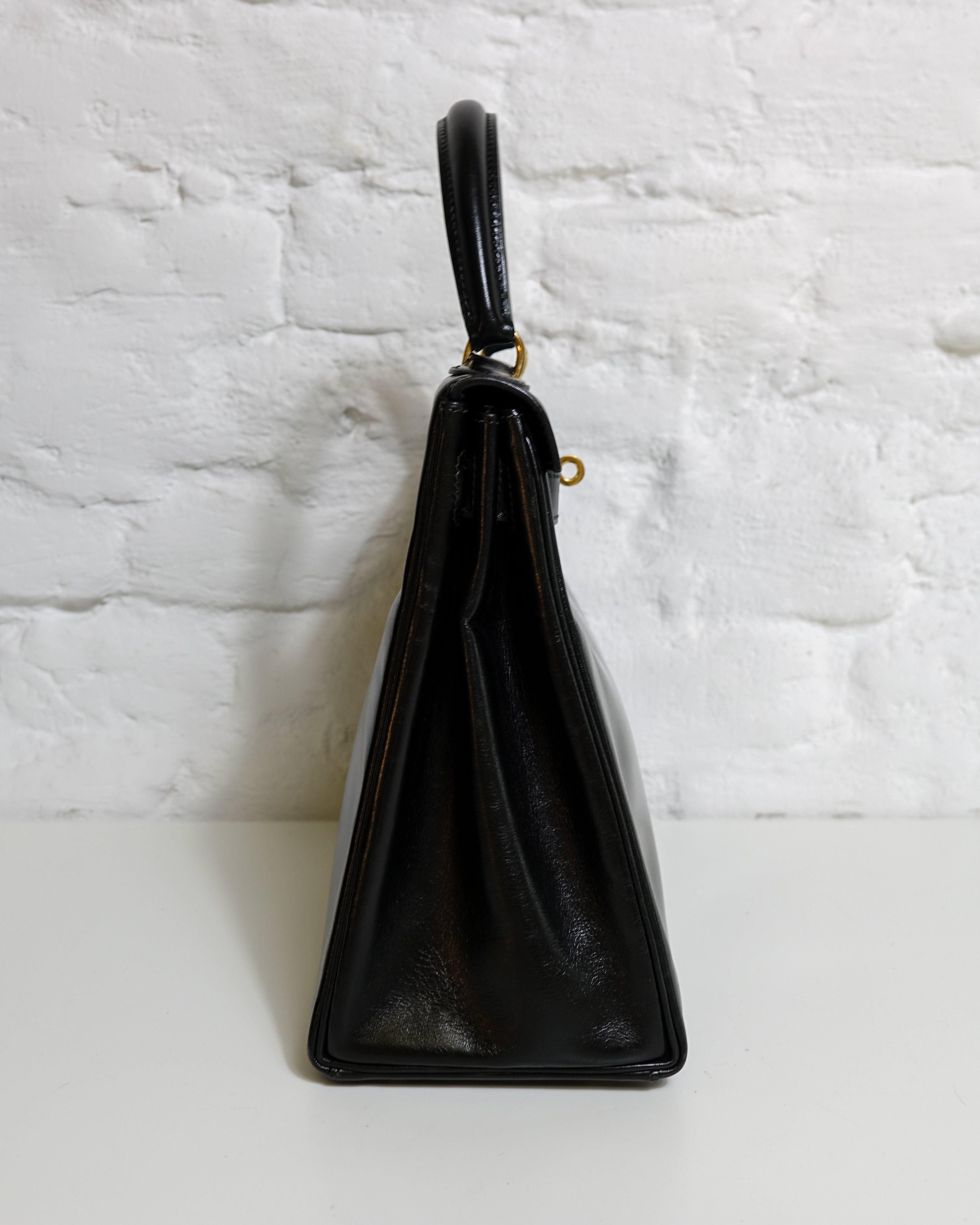 Hermès Kelly 28 Noir box Lola Collective