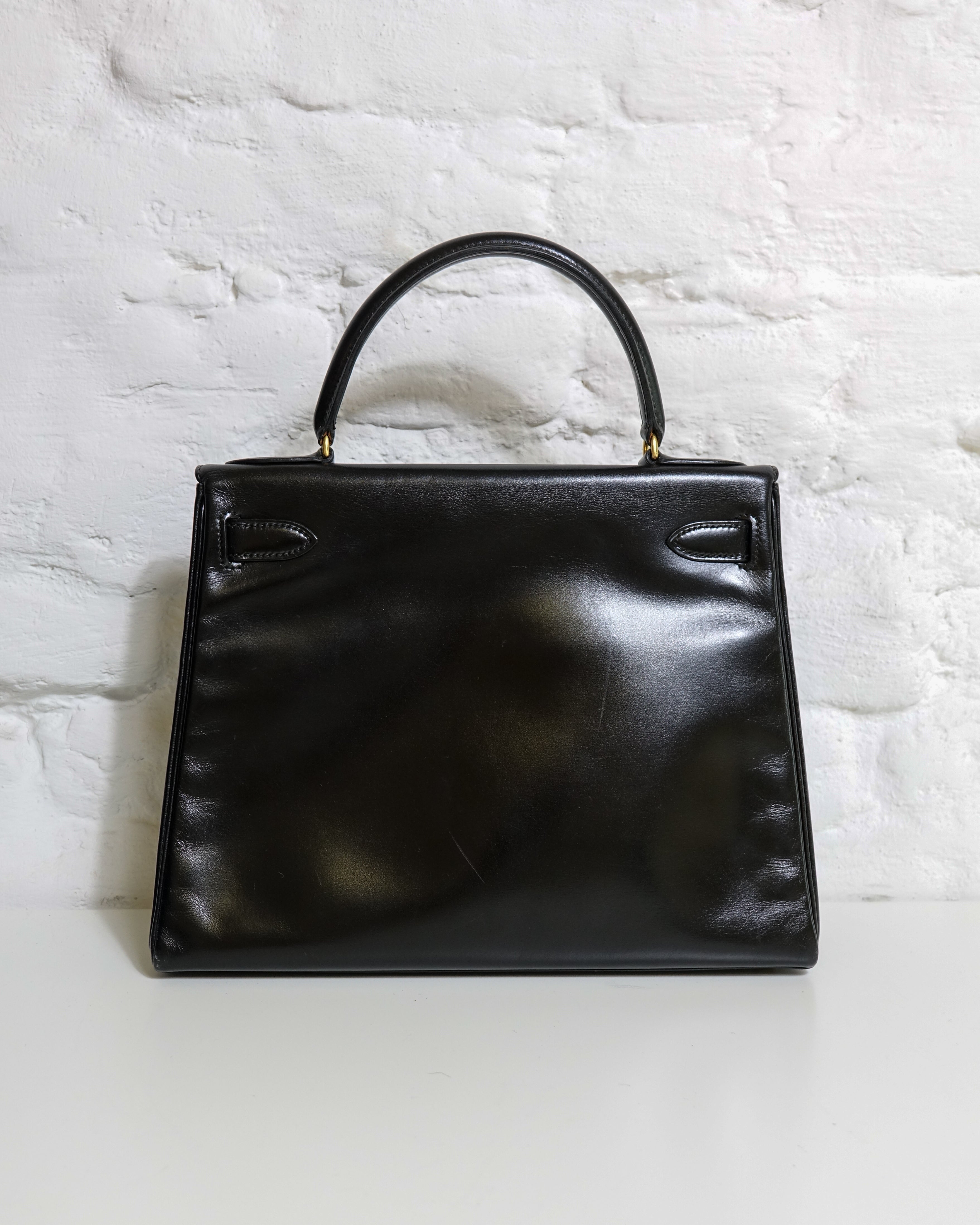 Hermès Kelly 28 Noir box Lola Collective