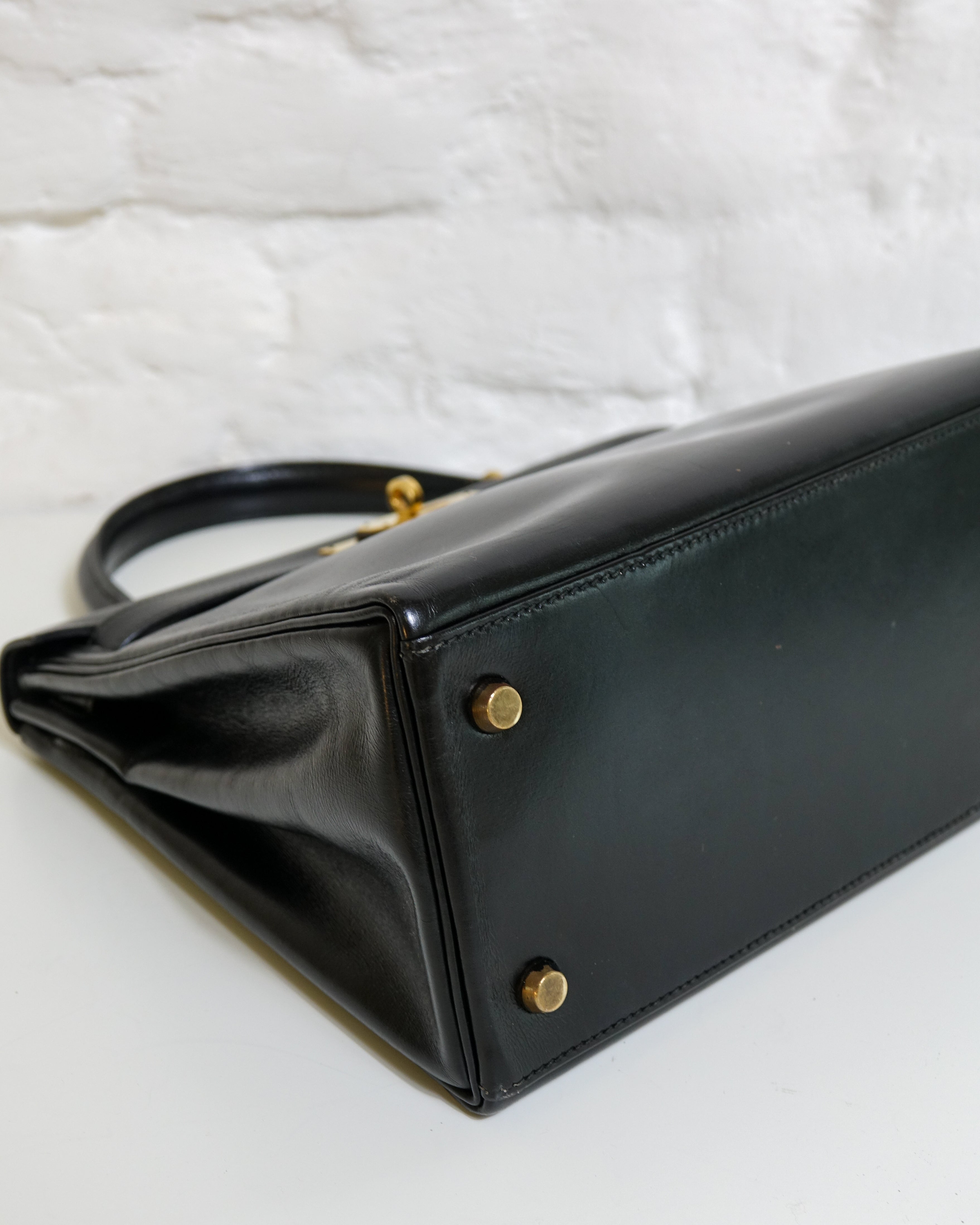 Hermès Kelly 28 Noir box Lola Collective