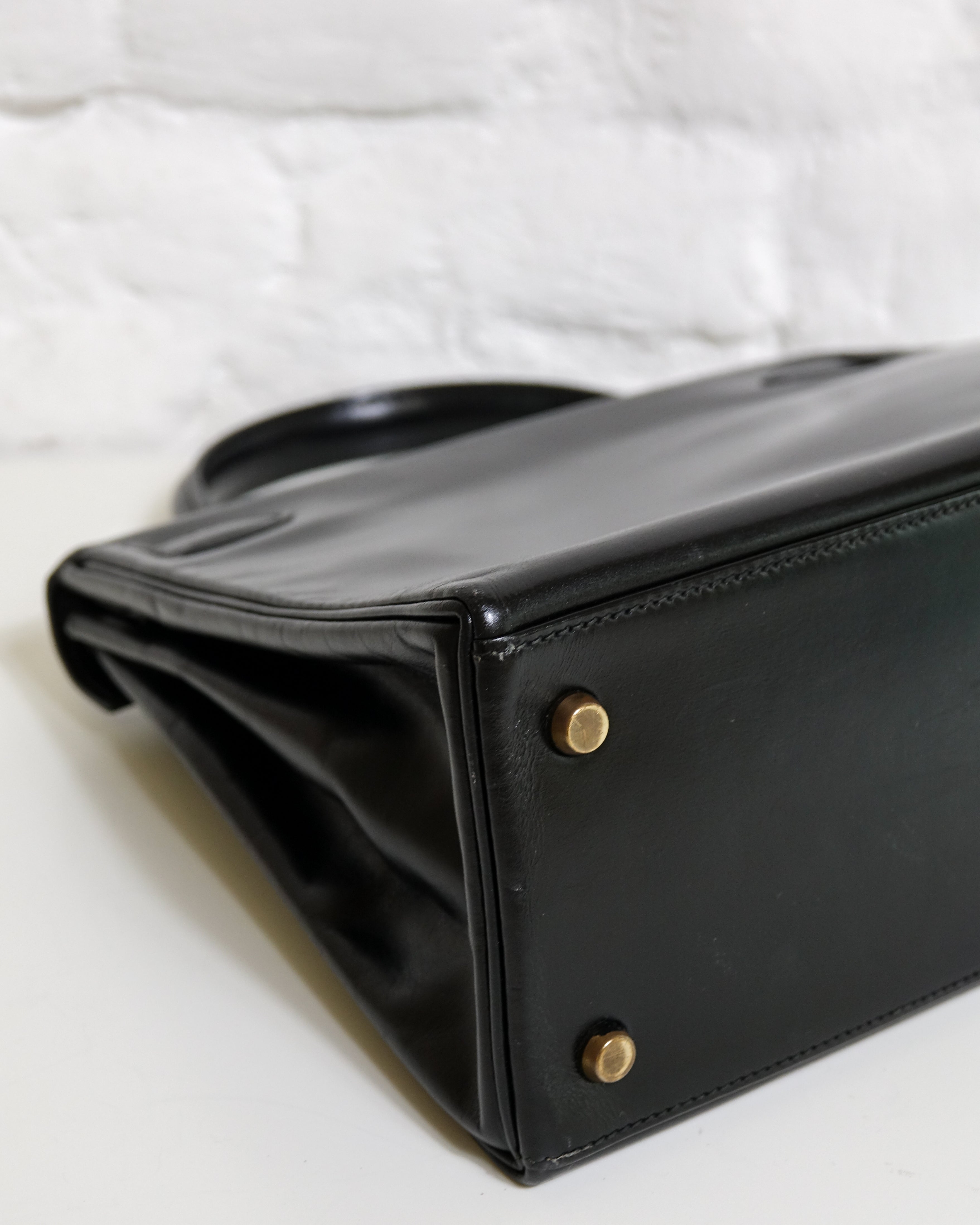 Hermès Kelly 28 Noir box Lola Collective