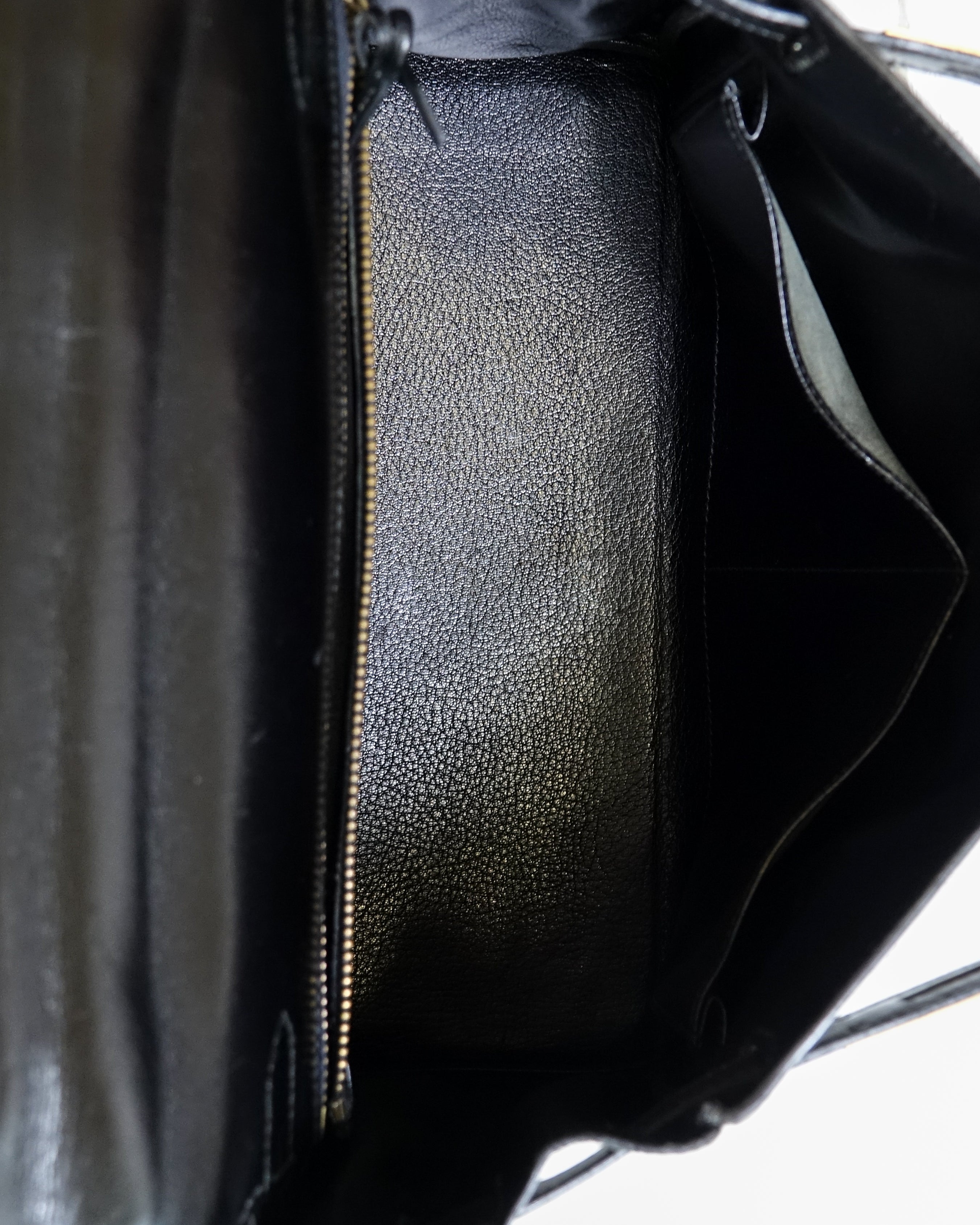 Hermès Kelly 28 Noir box Lola Collective