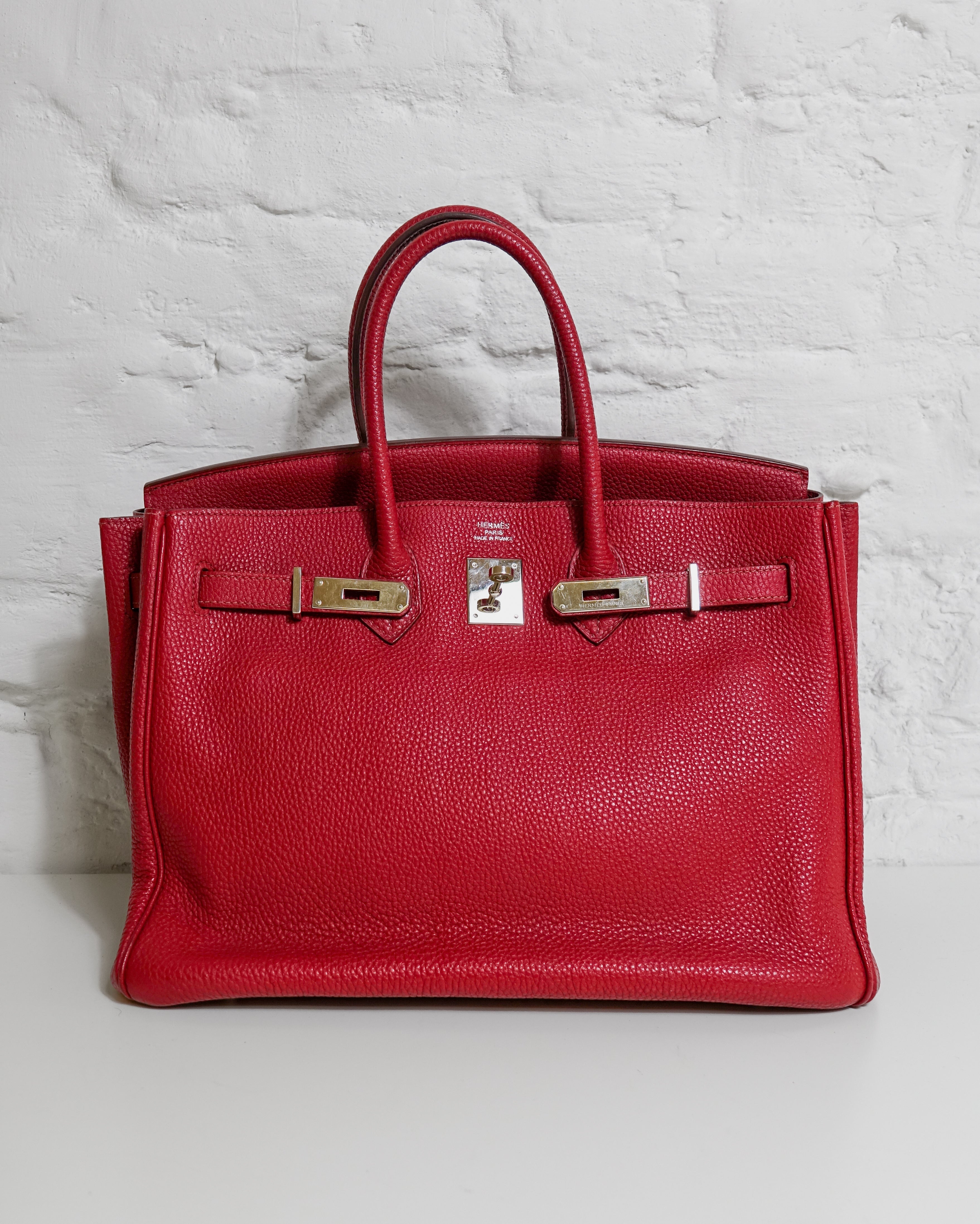 Birkin 35 Rouge garance - Hermès Lola Collective