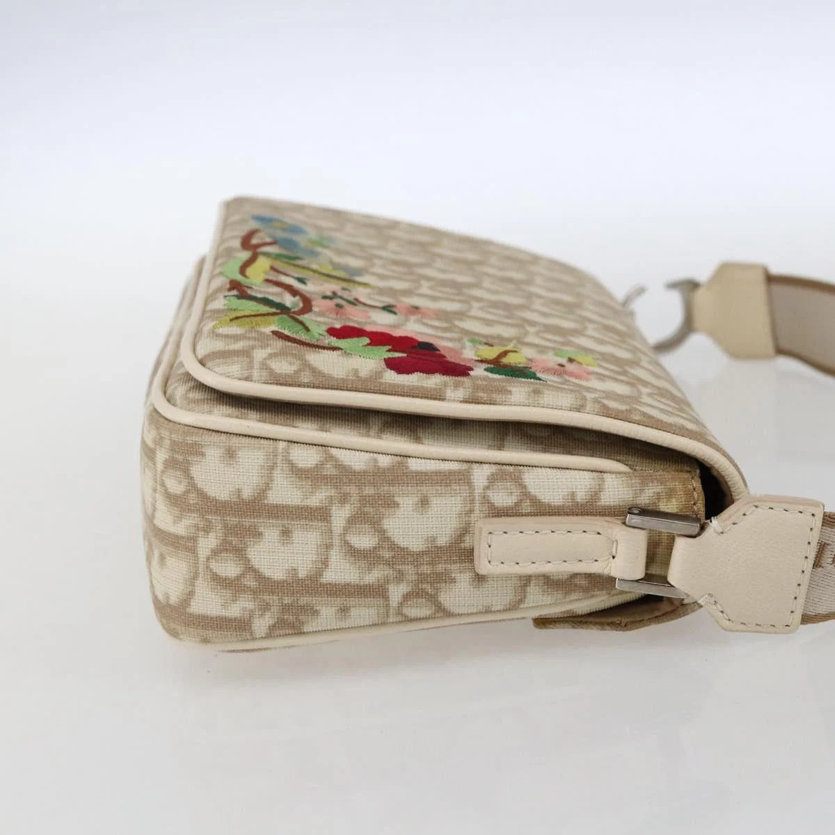 Dior Sac épaule messenger trotter brodé floral Lola Collective