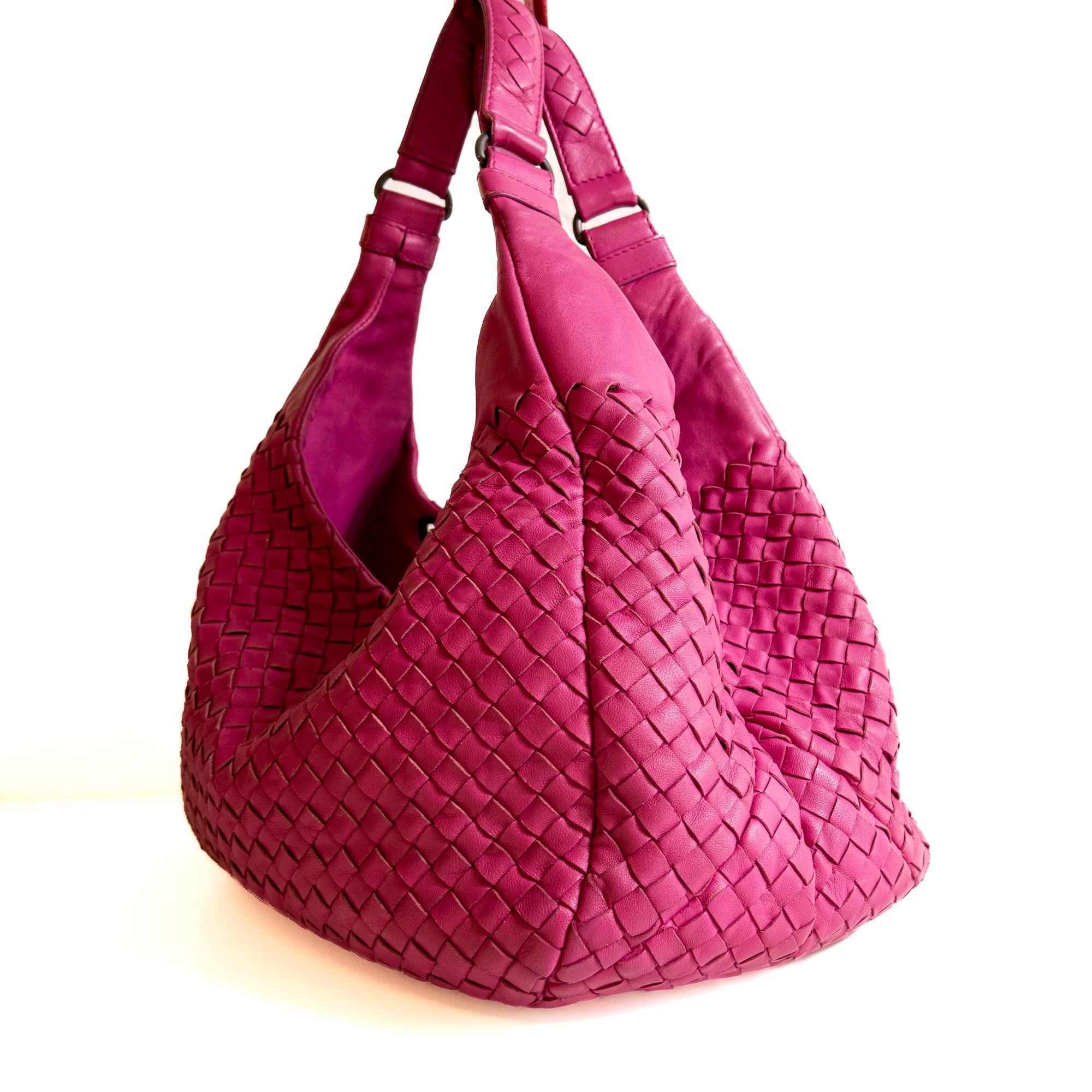 Bottega Veneta Intrecciato hobo rose Lola Collective