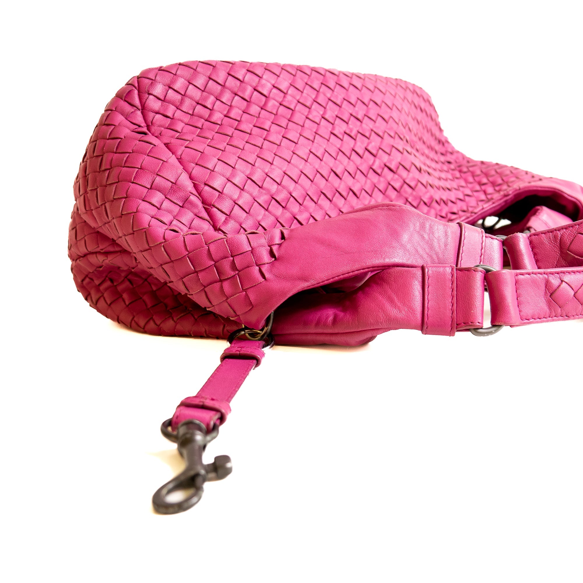 Bottega Veneta Intrecciato hobo rose Lola Collective