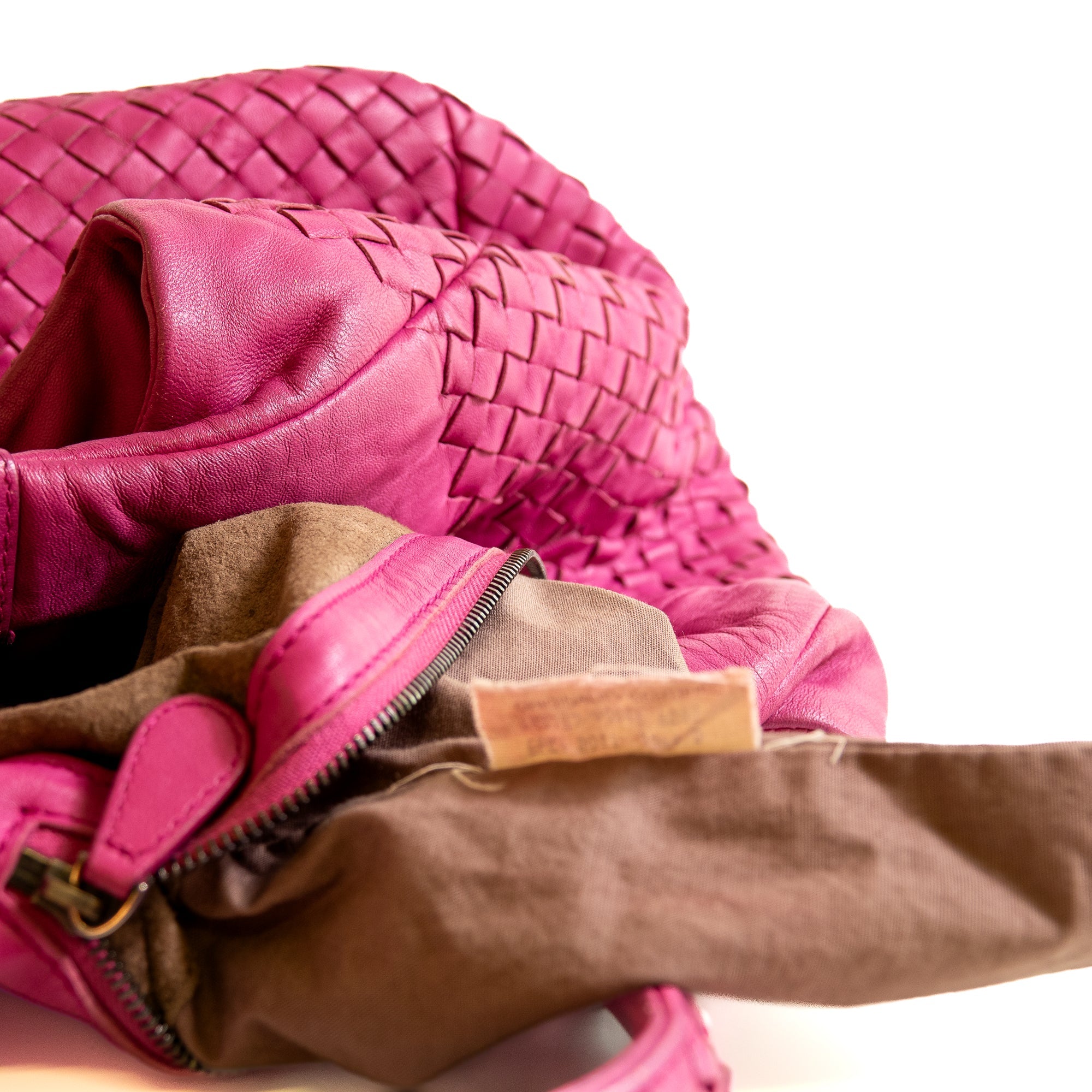 Bottega Veneta Intrecciato hobo rose Lola Collective