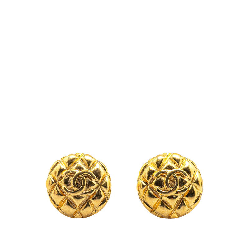 GP0326-30 Chanel Boucle d'oreilles gold Ginza Paris