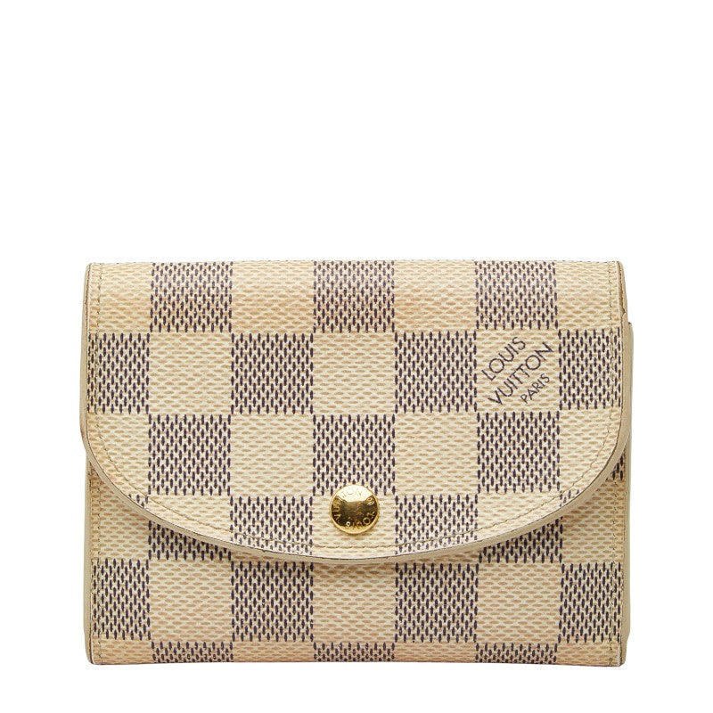 GP0326-23 Louis Vuitton Porte cartes / monnaie damier blanc Ginza Paris
