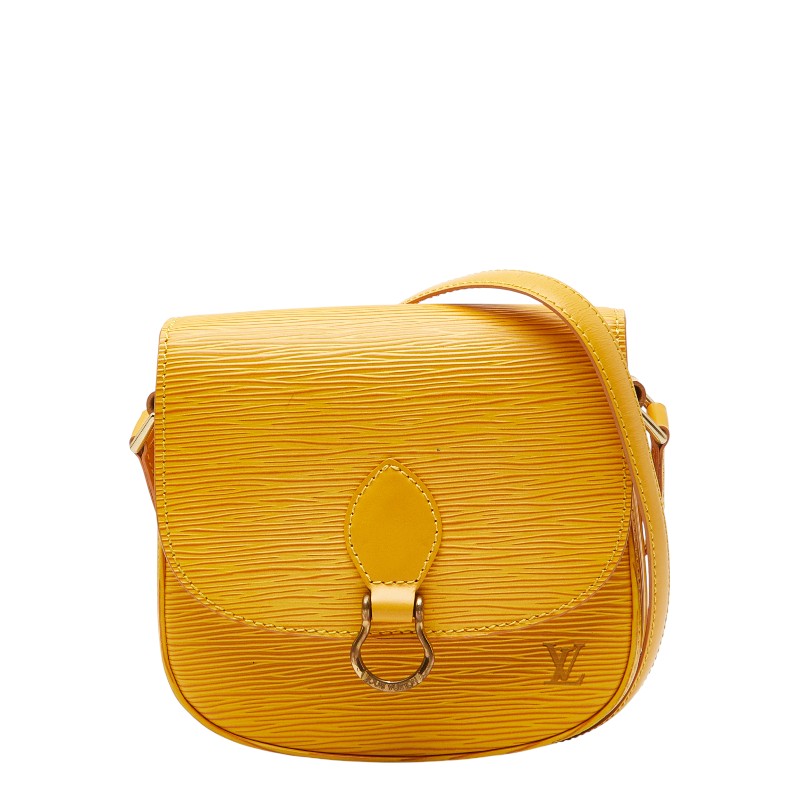 GP0326-41 Louis Vuitton Saint Cloud PM épi jaune Ginza Paris