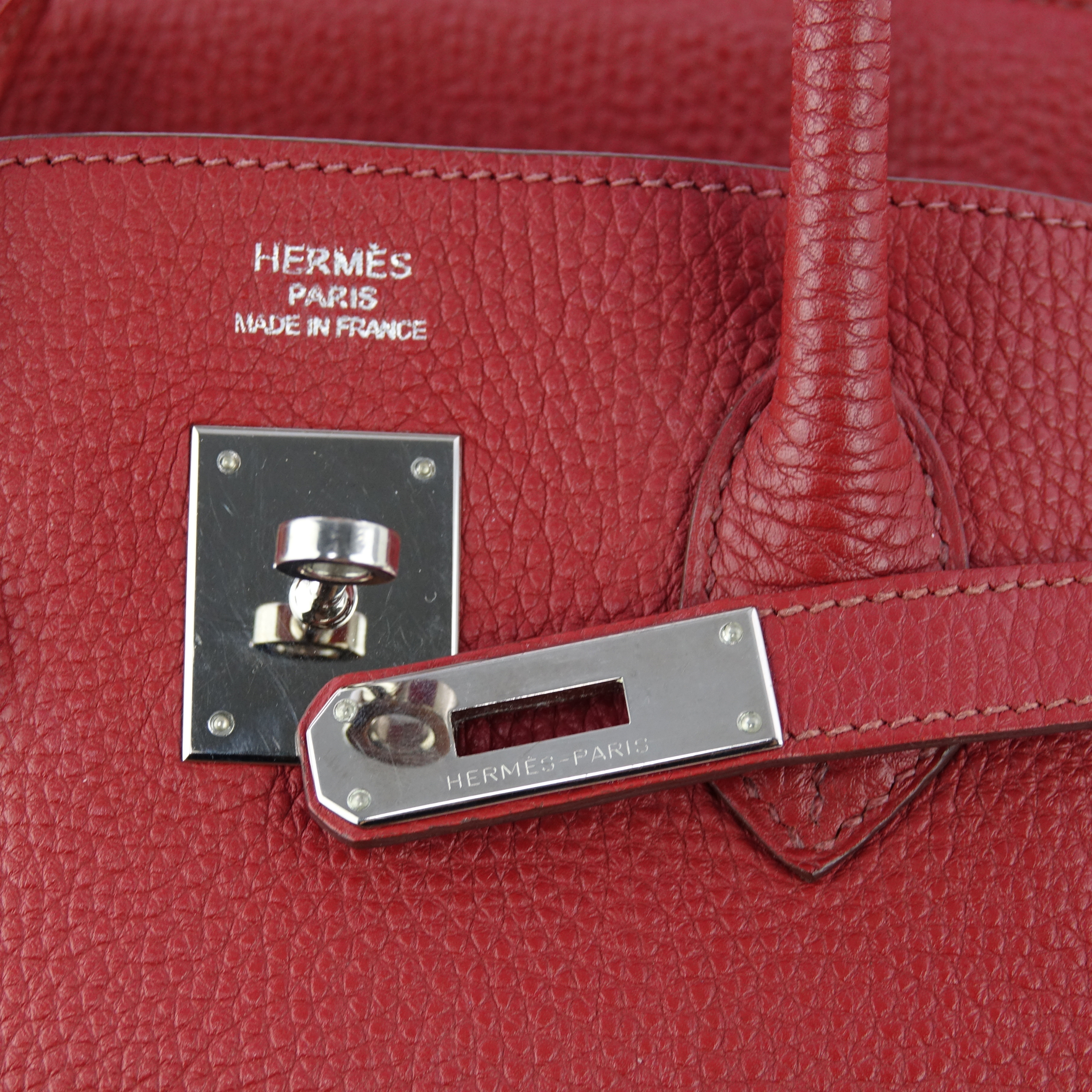 Birkin 35 Rouge garance - Hermès Lola Collective