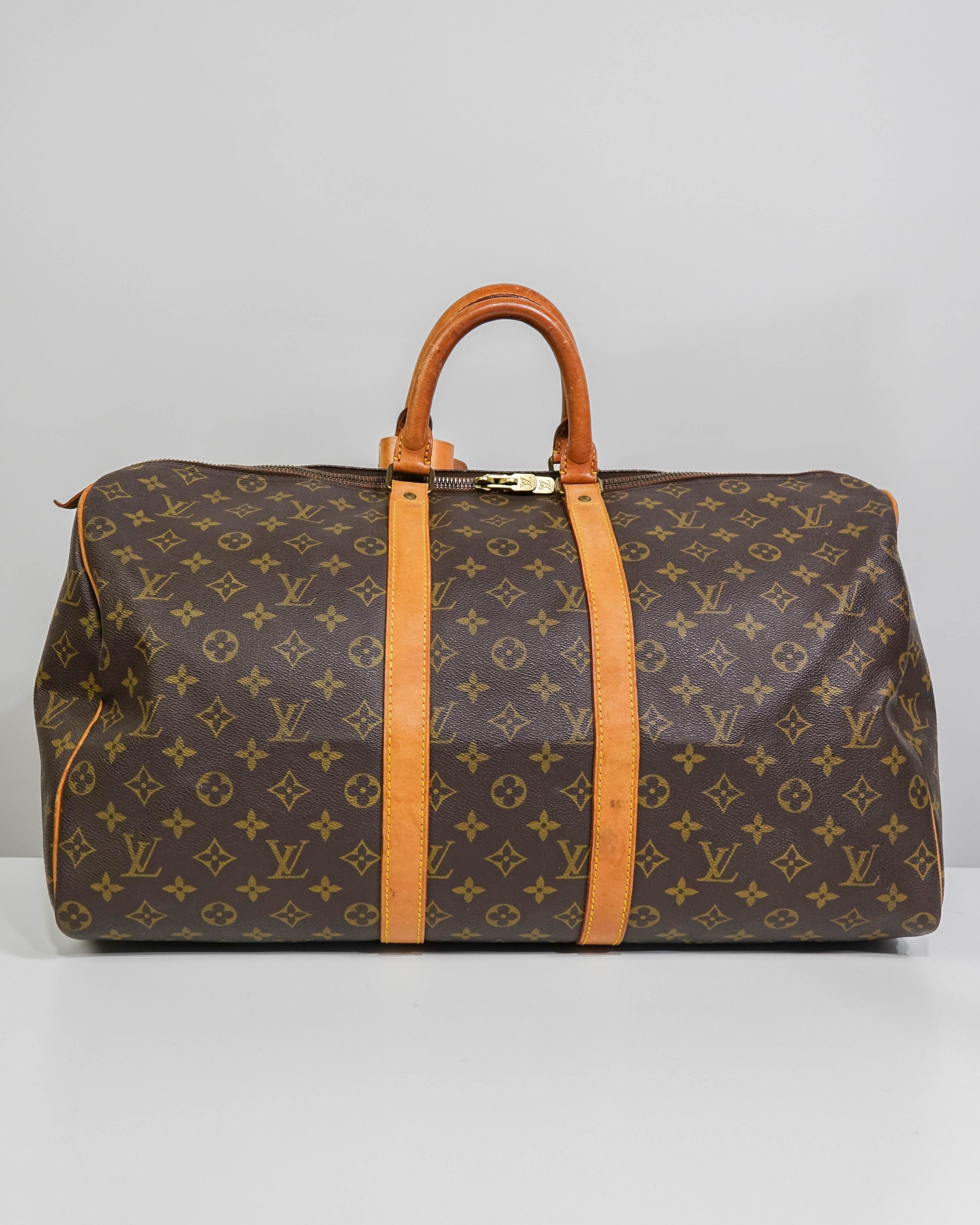 Sac de voyage keepall 45 Louis Vuitton en toile Monogram Lola Collective