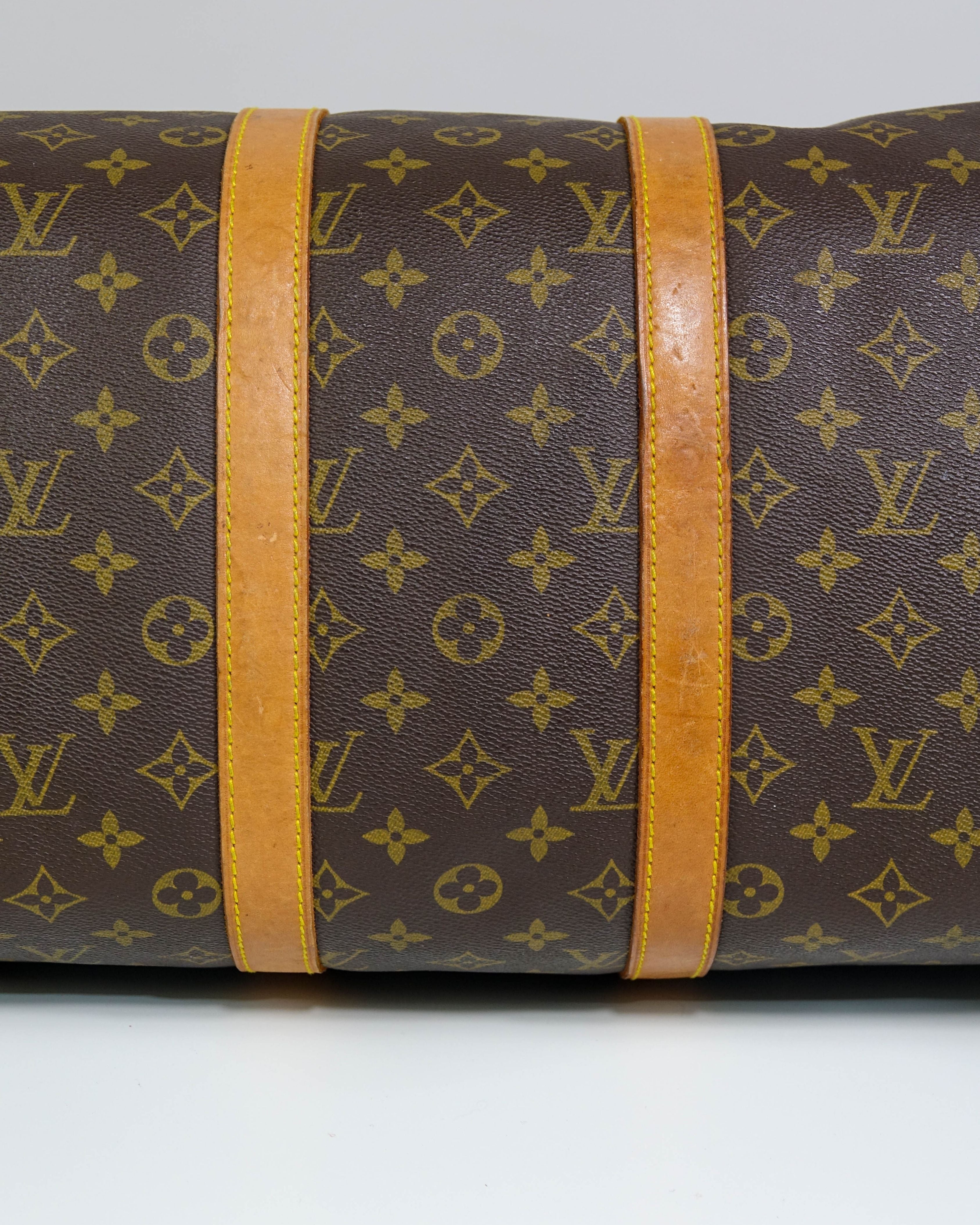 Sac de voyage keepall 45 Louis Vuitton en toile Monogram Lola Collective