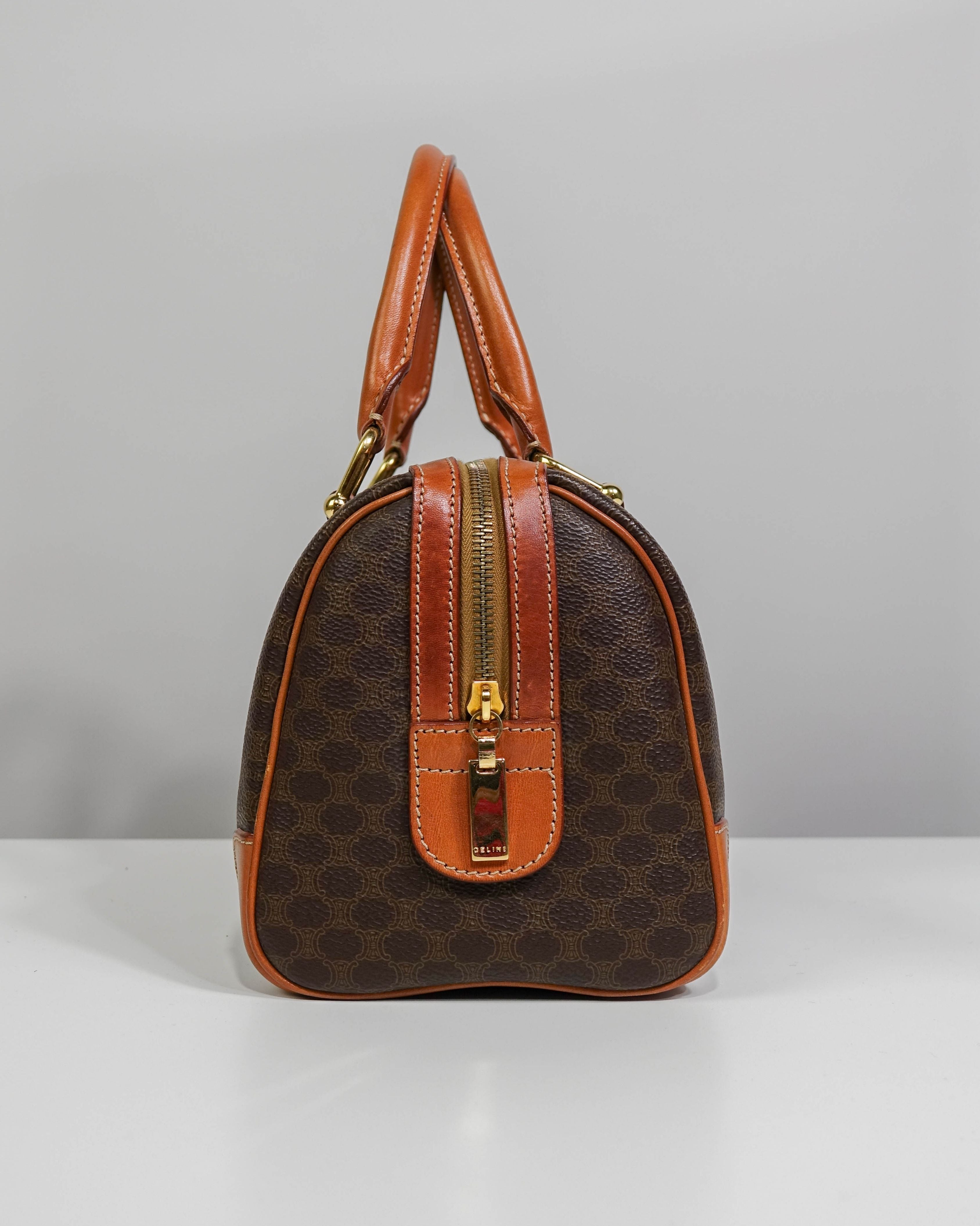 Sac Boston Céline en toile macadam Lola Collective