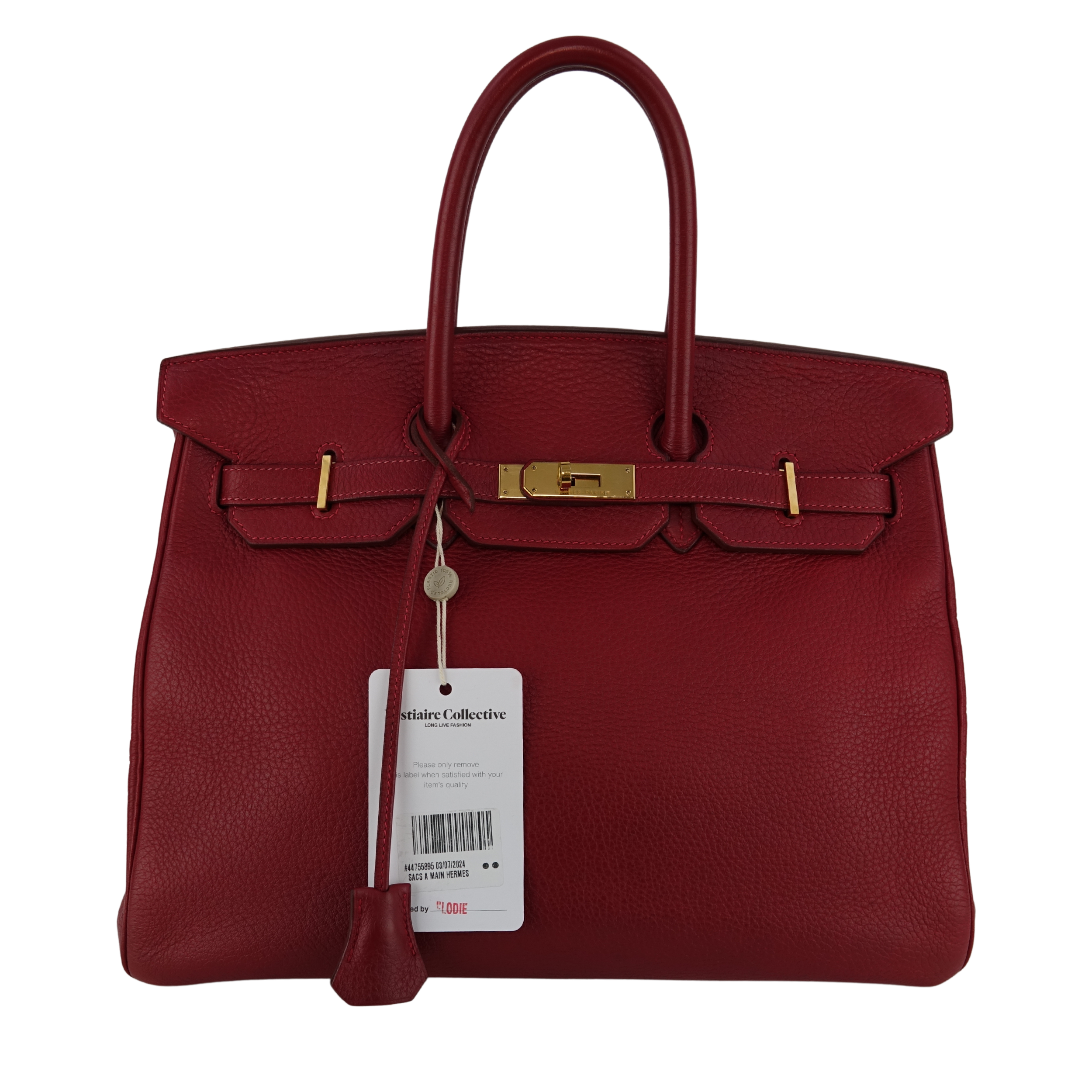 Birkin 35 Rouge garance - Hermès Lola Collective