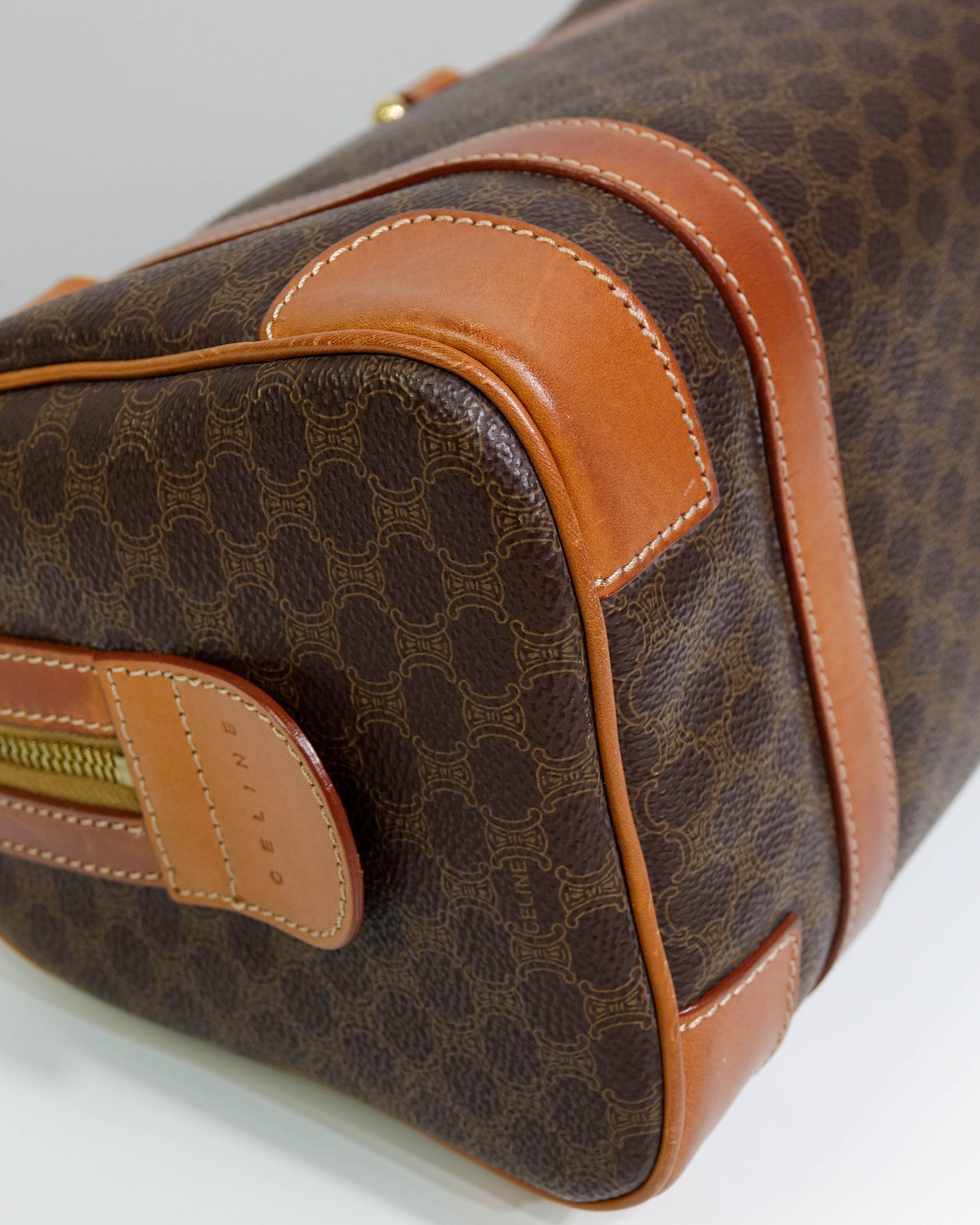 Sac Boston Céline en toile macadam Lola Collective