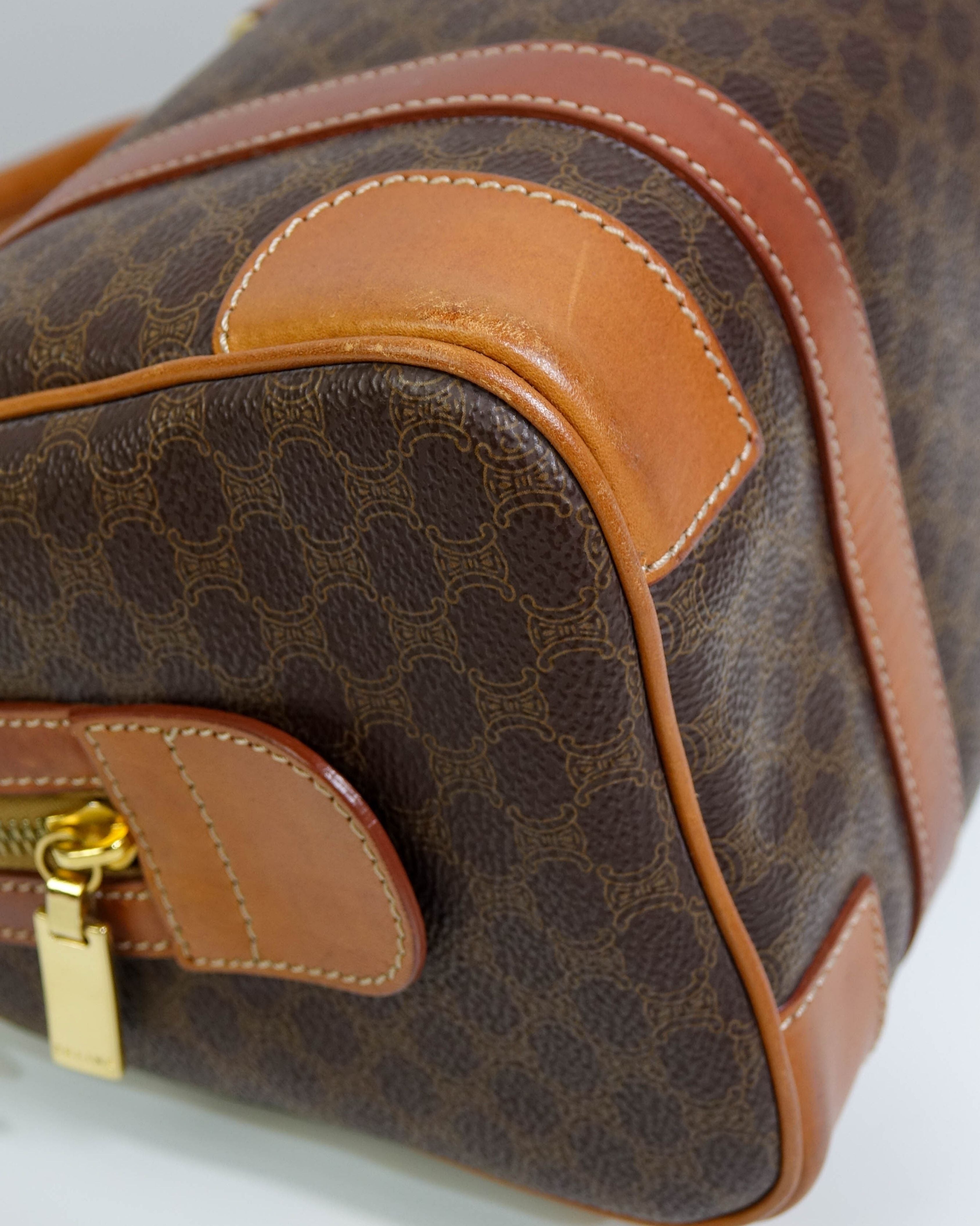 Sac Boston Céline en toile macadam Lola Collective