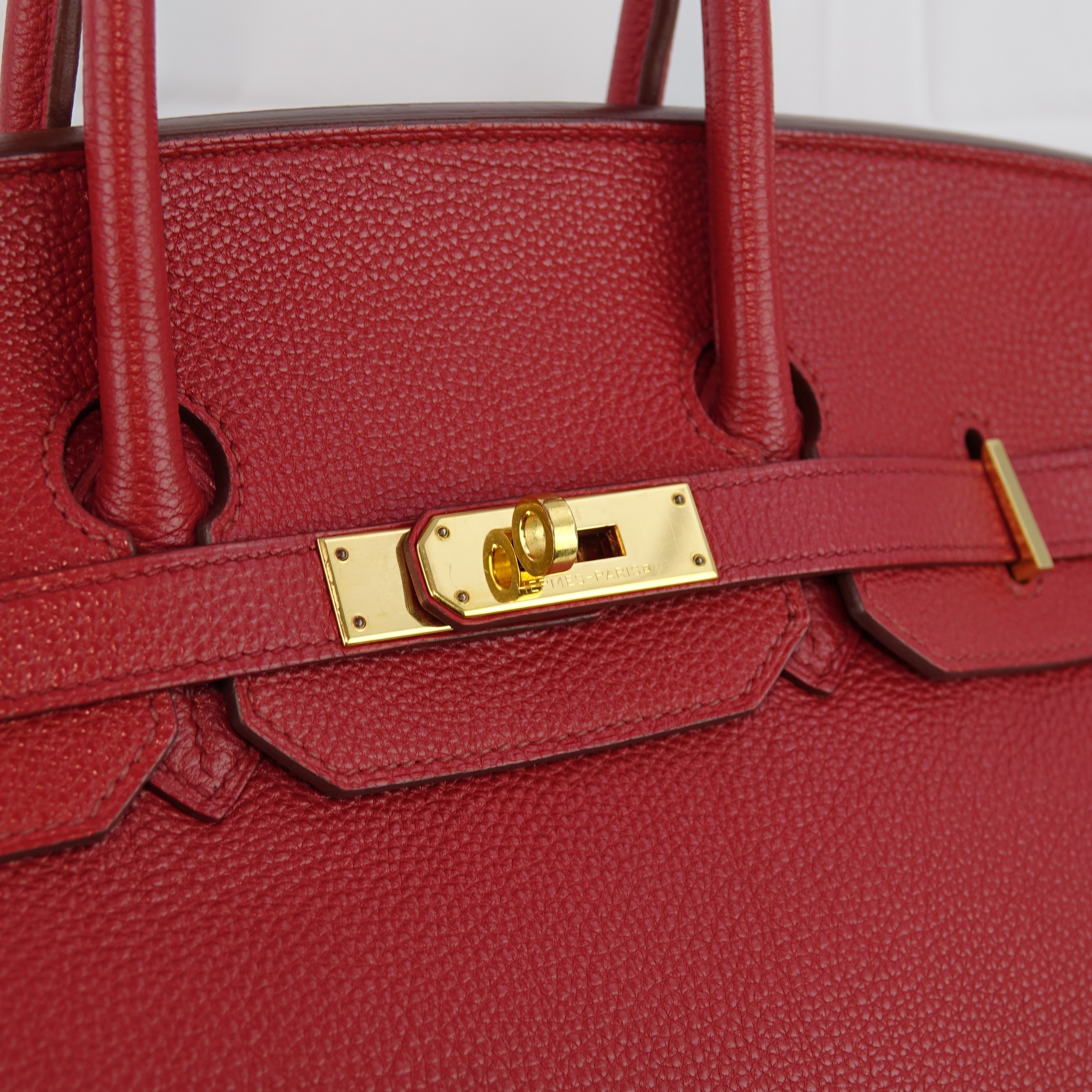 BIRKIN 35 ROUGE GARANCE Lola Collective