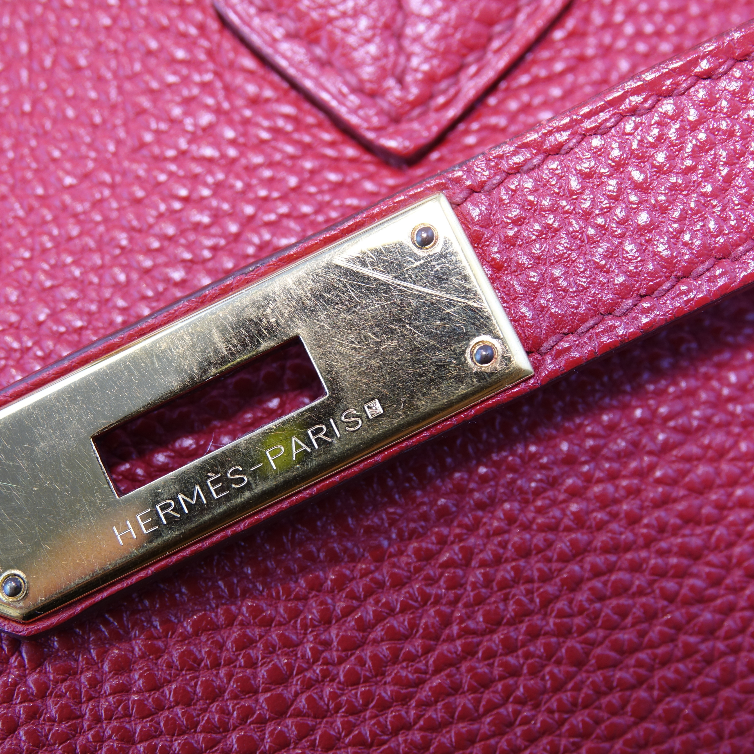 BIRKIN 35 ROUGE GARANCE Lola Collective