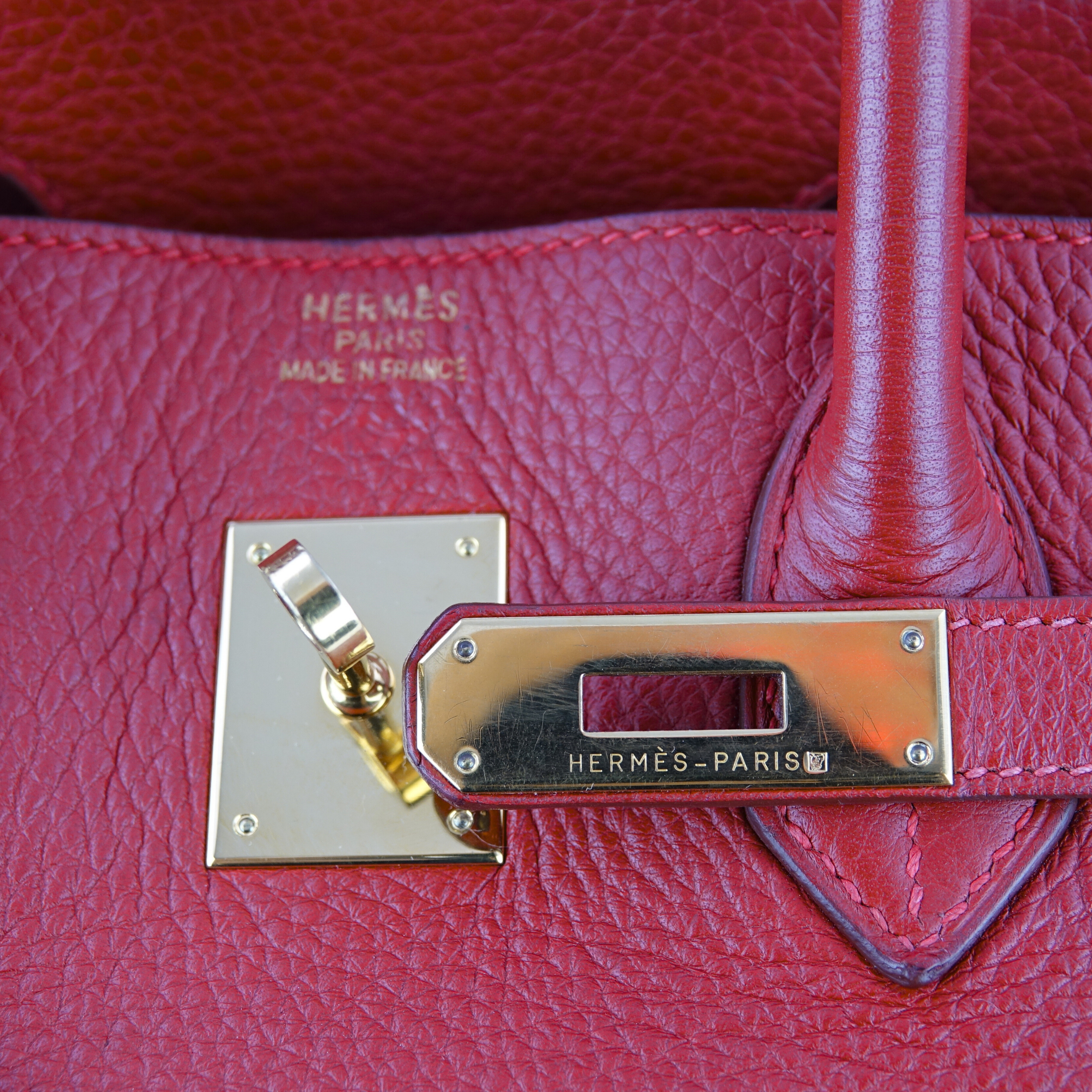 Birkin 35 Rouge garance - Hermès Lola Collective