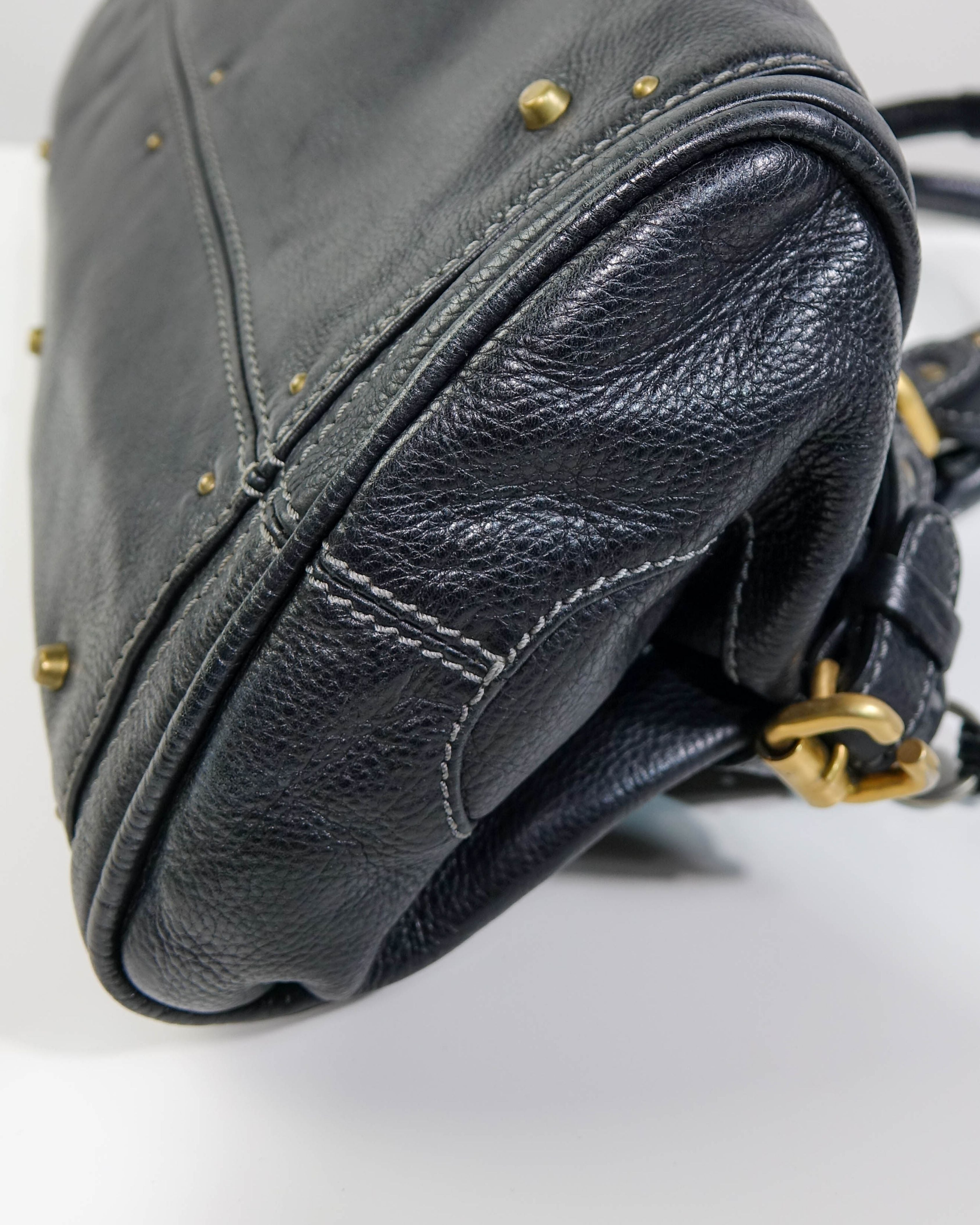 Sac Chloé Paddington - noir et gold Lola Collective