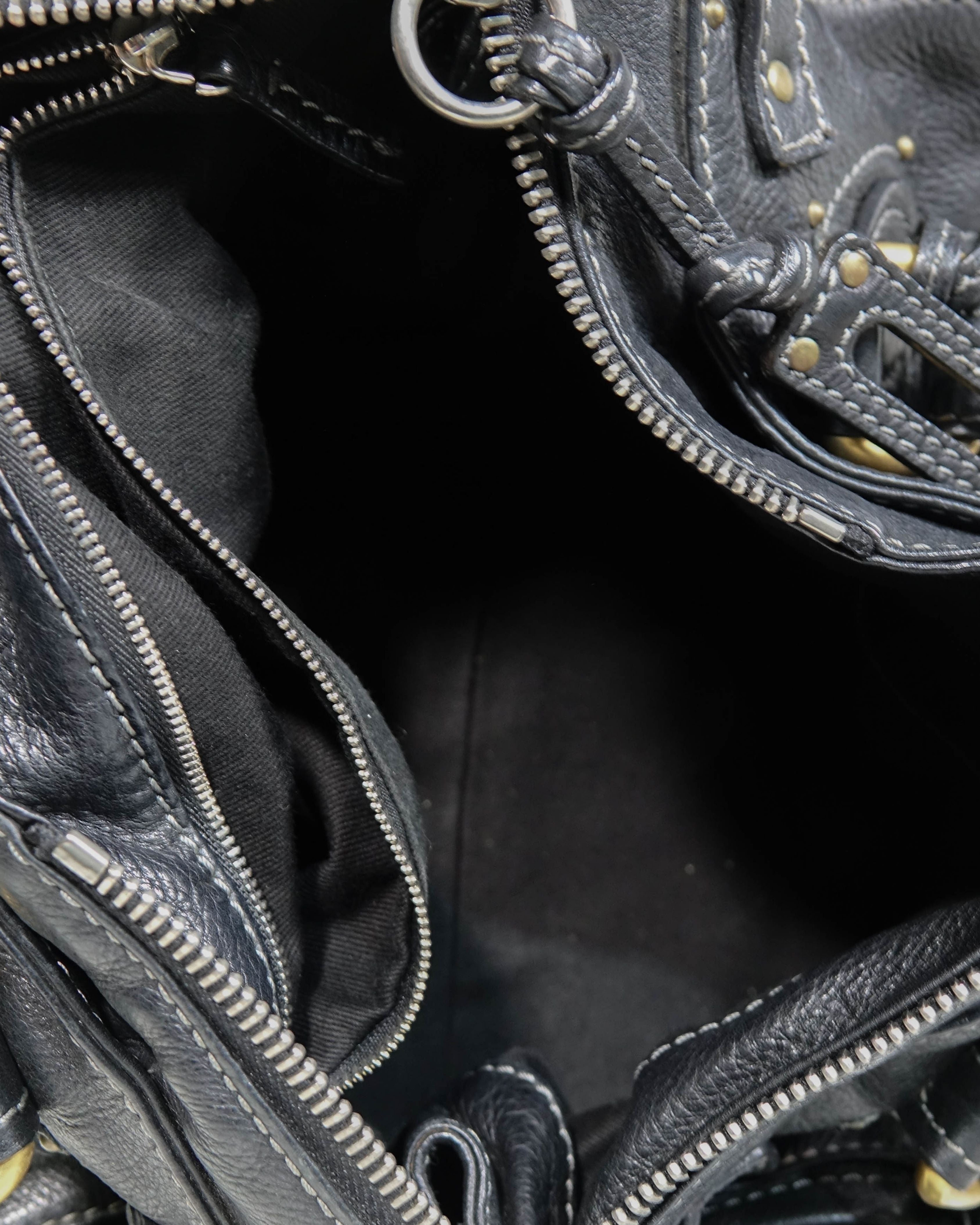 Sac Chloé Paddington - noir et gold Lola Collective