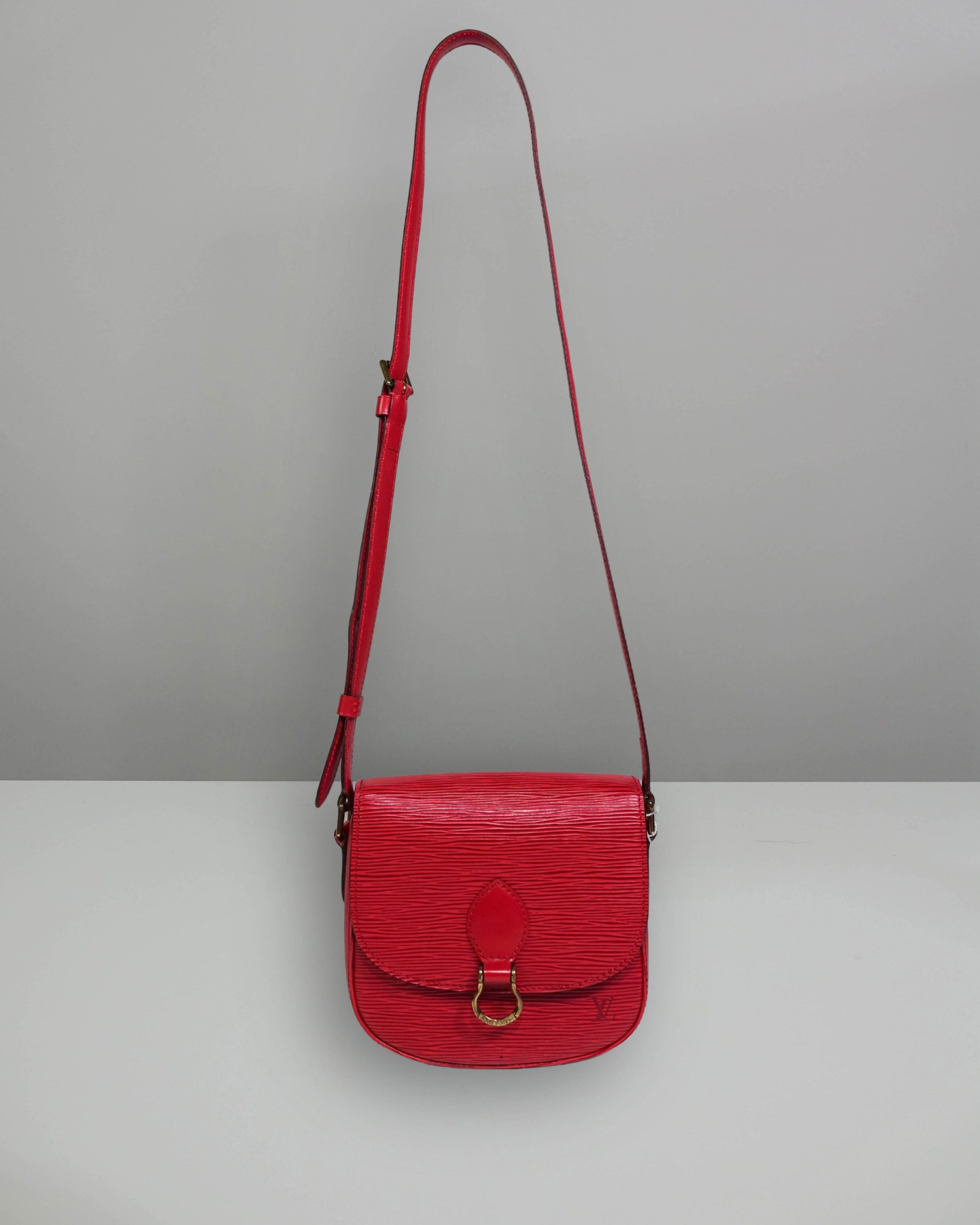 Sac bandoulière Saint Cloud PM Epi Louis Vuitton - rouge Lola Collective