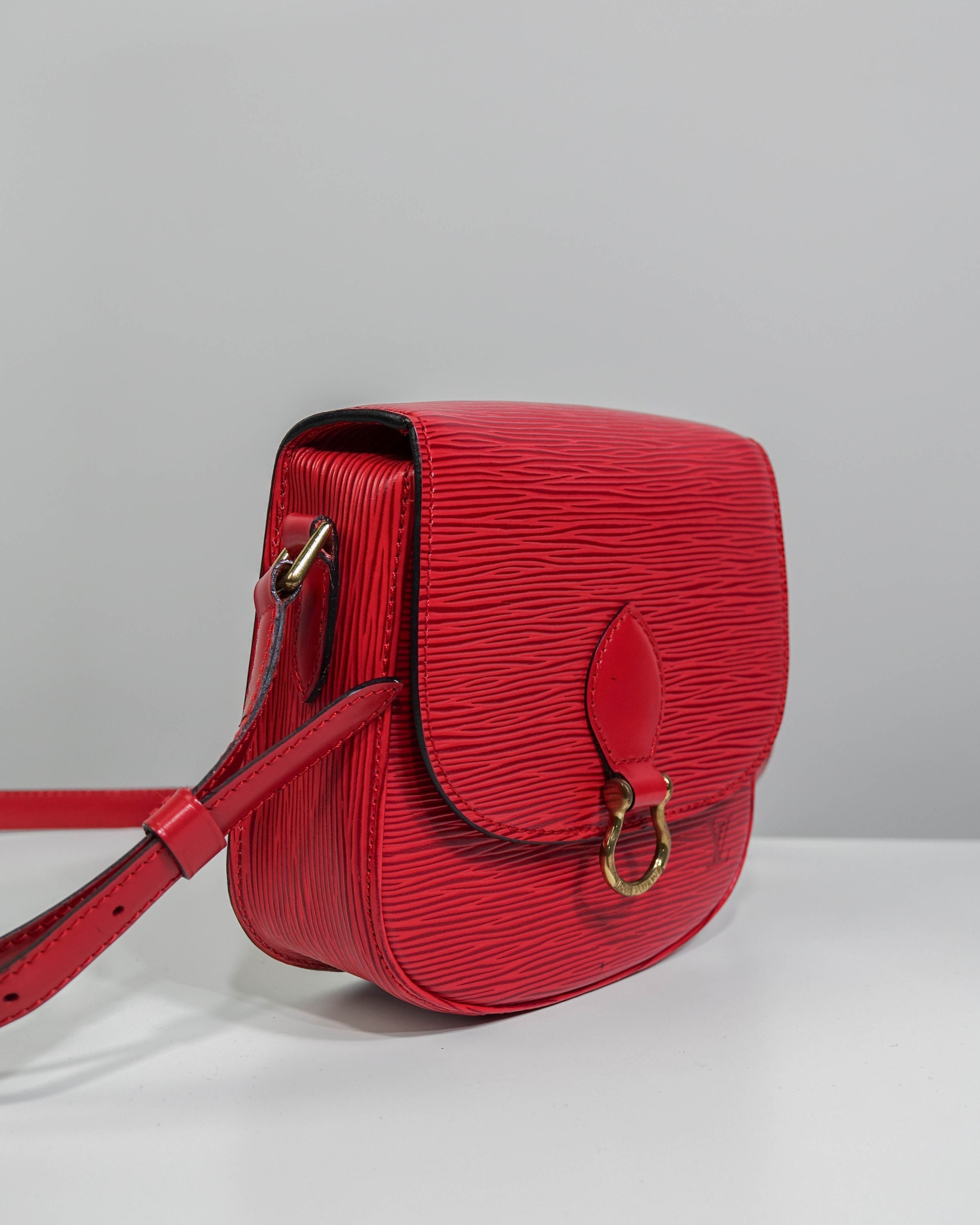Sac bandoulière Saint Cloud PM Epi Louis Vuitton - rouge Lola Collective
