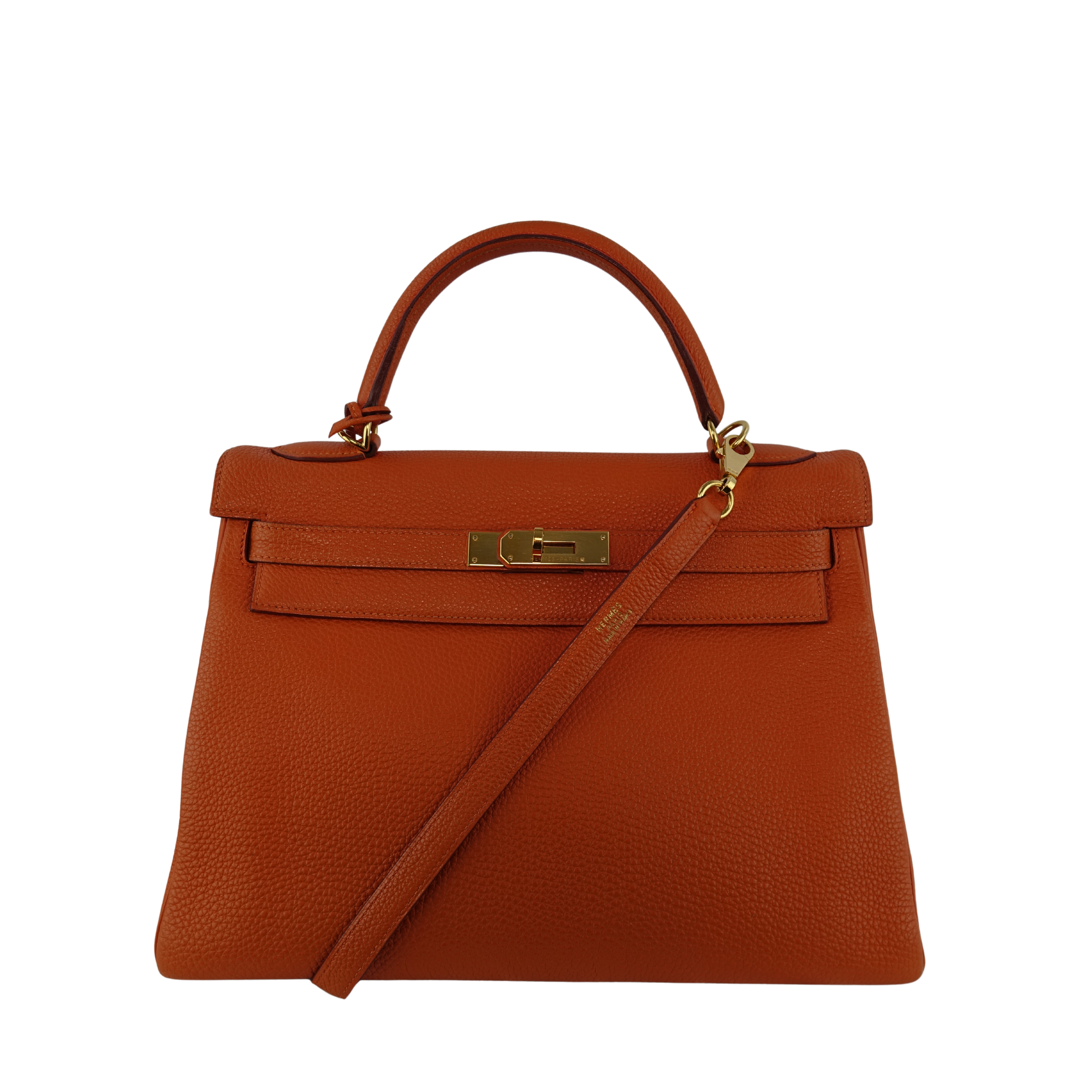 Kelly 32 Orange - Hermès Lola Collective