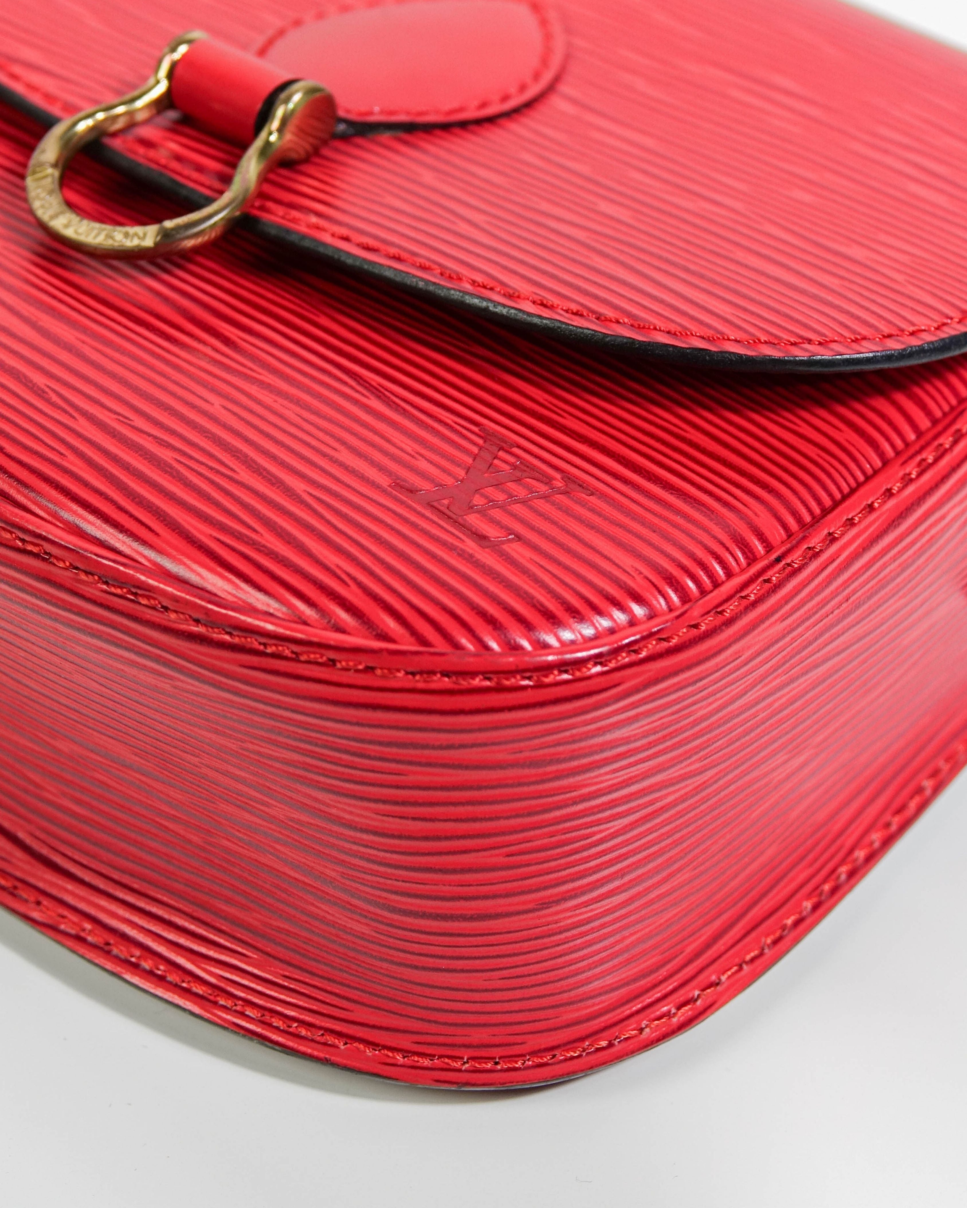Sac bandoulière Saint Cloud PM Epi Louis Vuitton - rouge Lola Collective