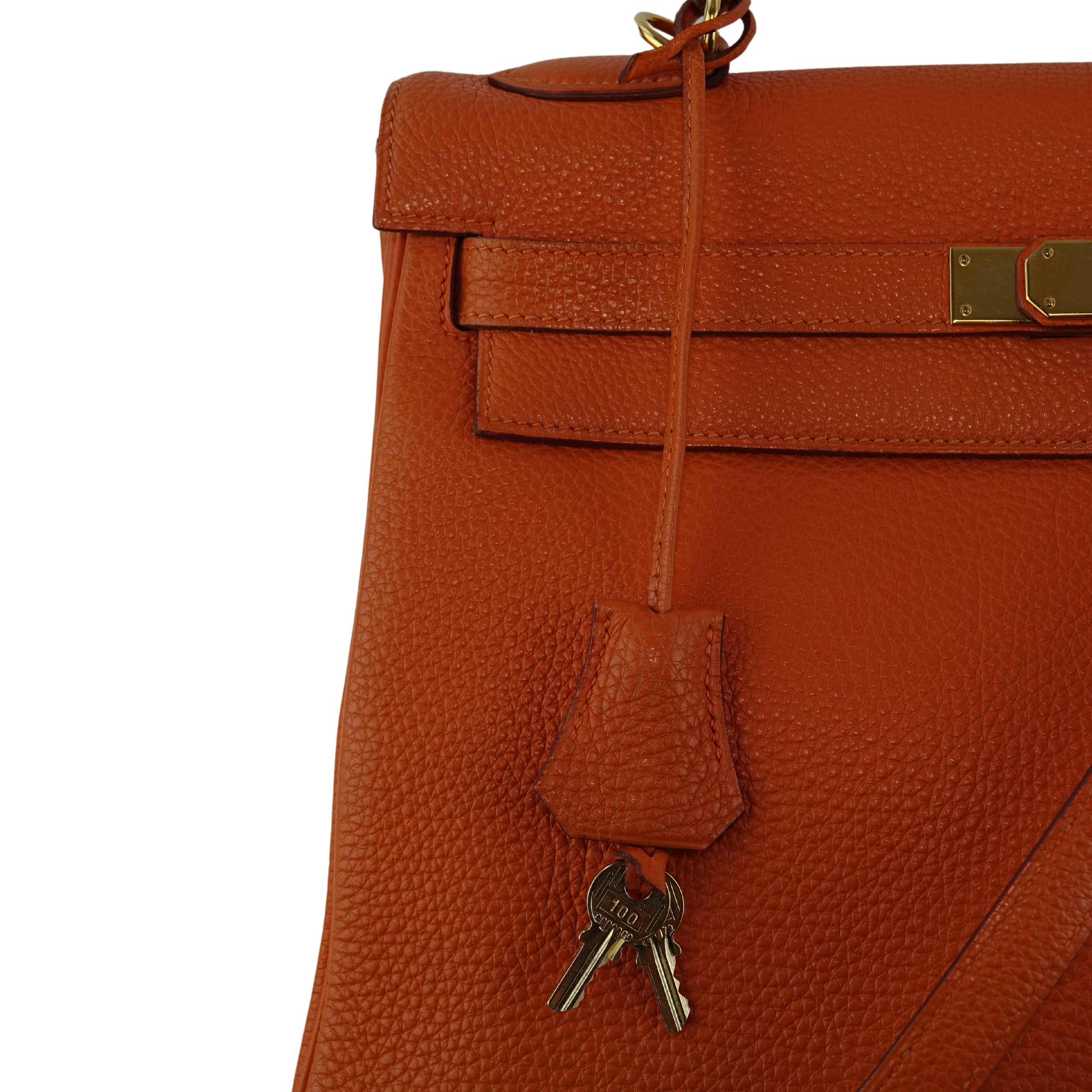 Kelly 32 Orange - Hermès Lola Collective