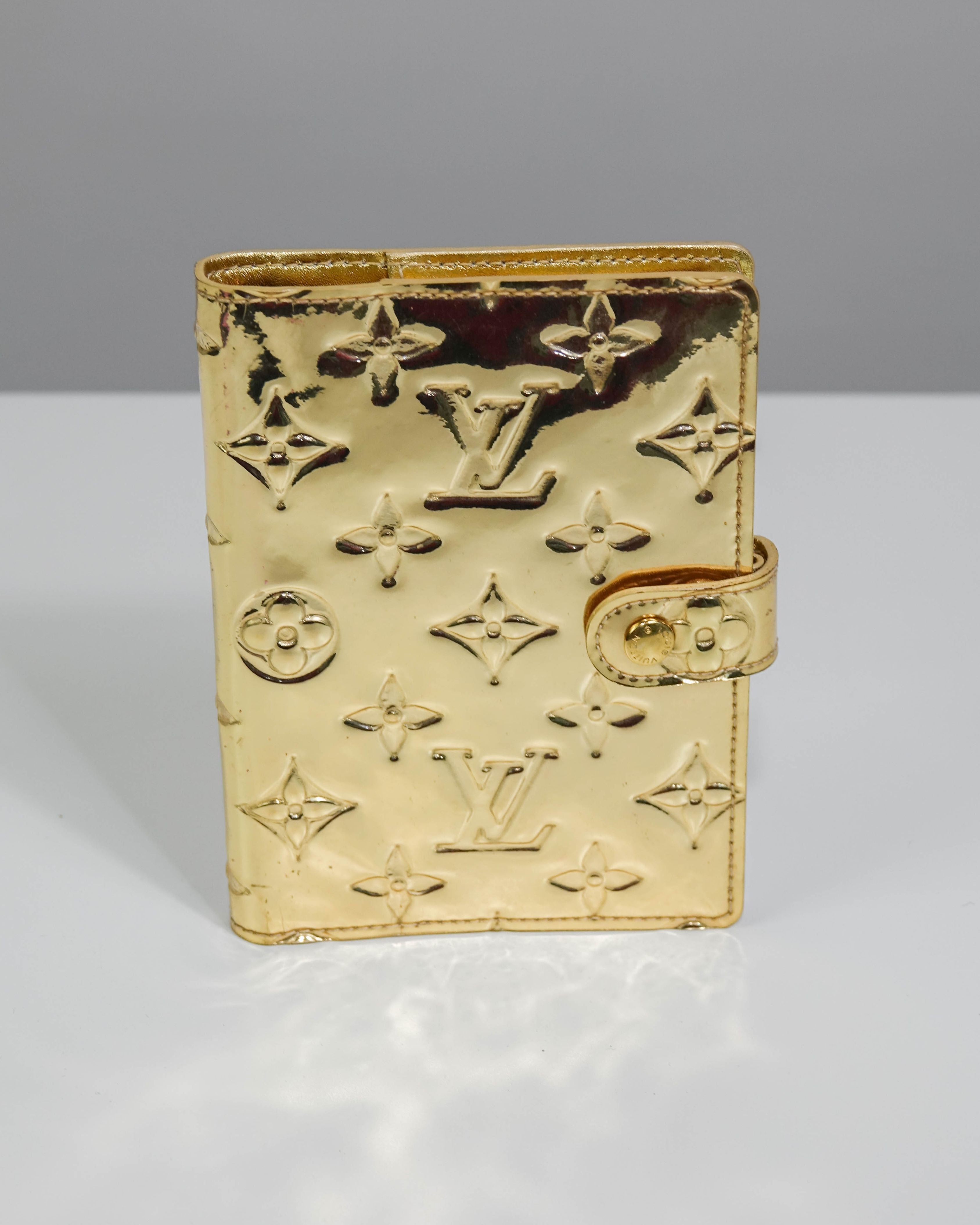 Agenda Louis Vuitton Miroir PM Day Planner Cover – Gold Lola Collective