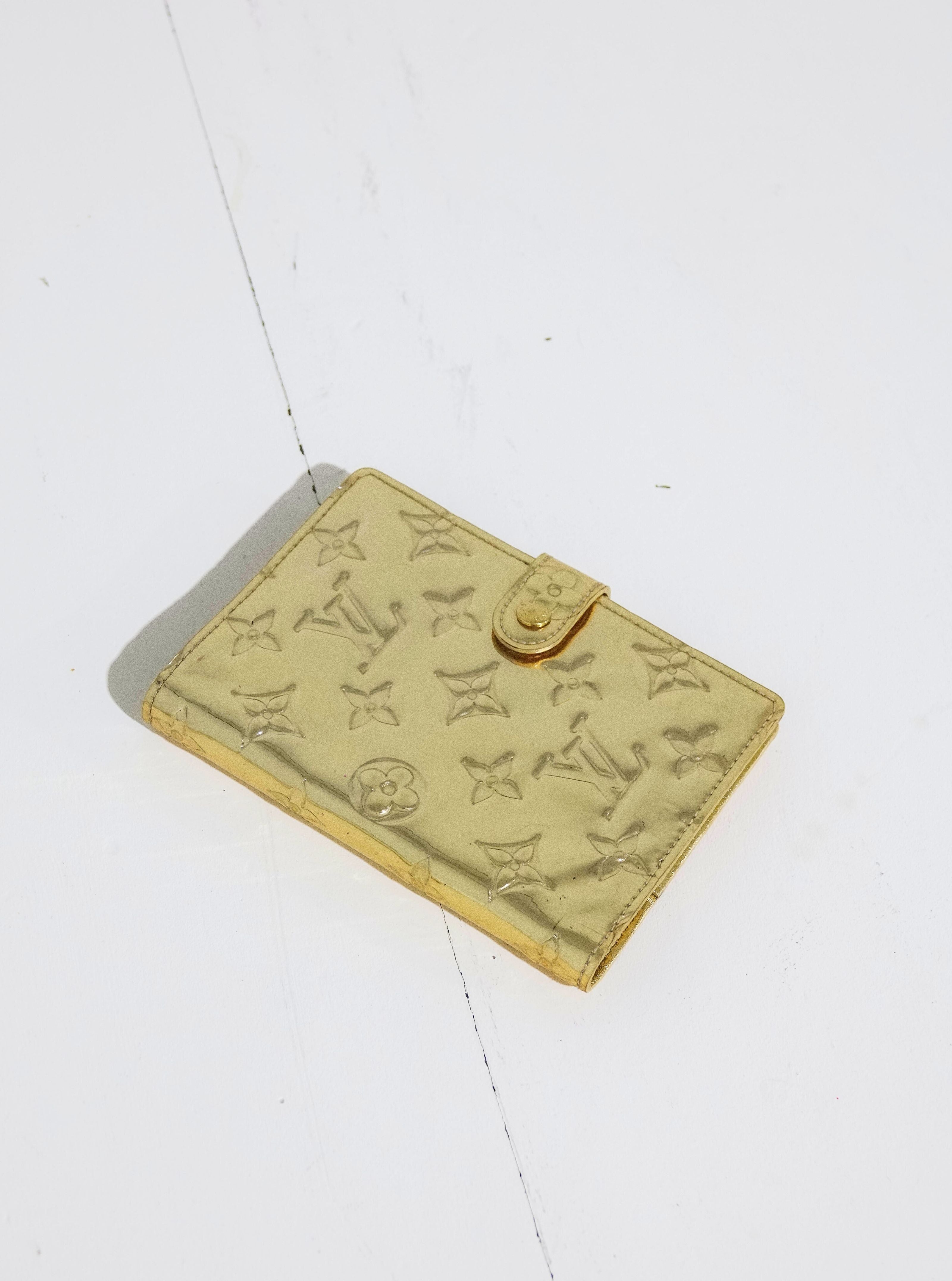 Louis Vuitton Miroir Agenda PM Day Planner Cover – Gold Lola Collective