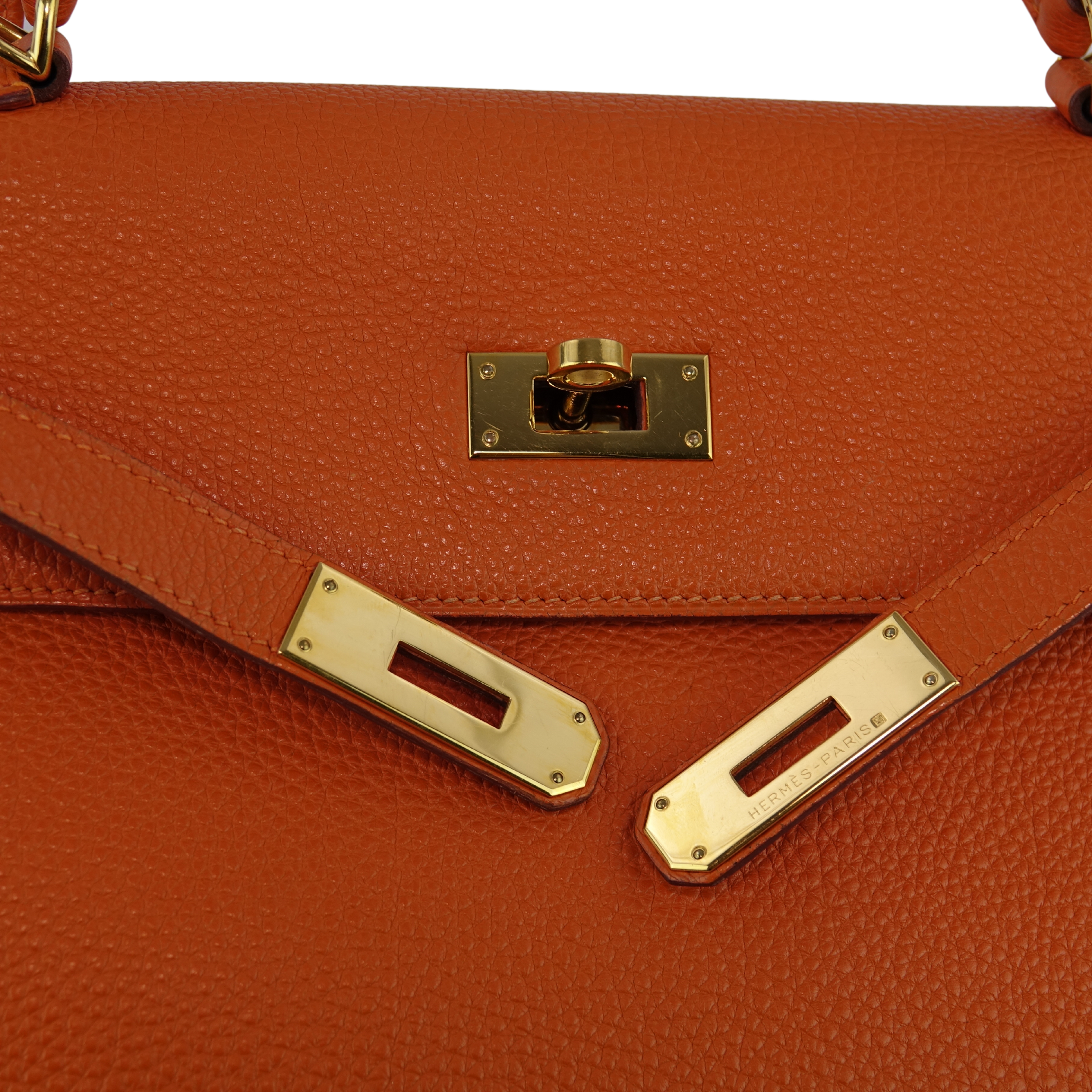 Kelly 32 Orange - Hermès Lola Collective