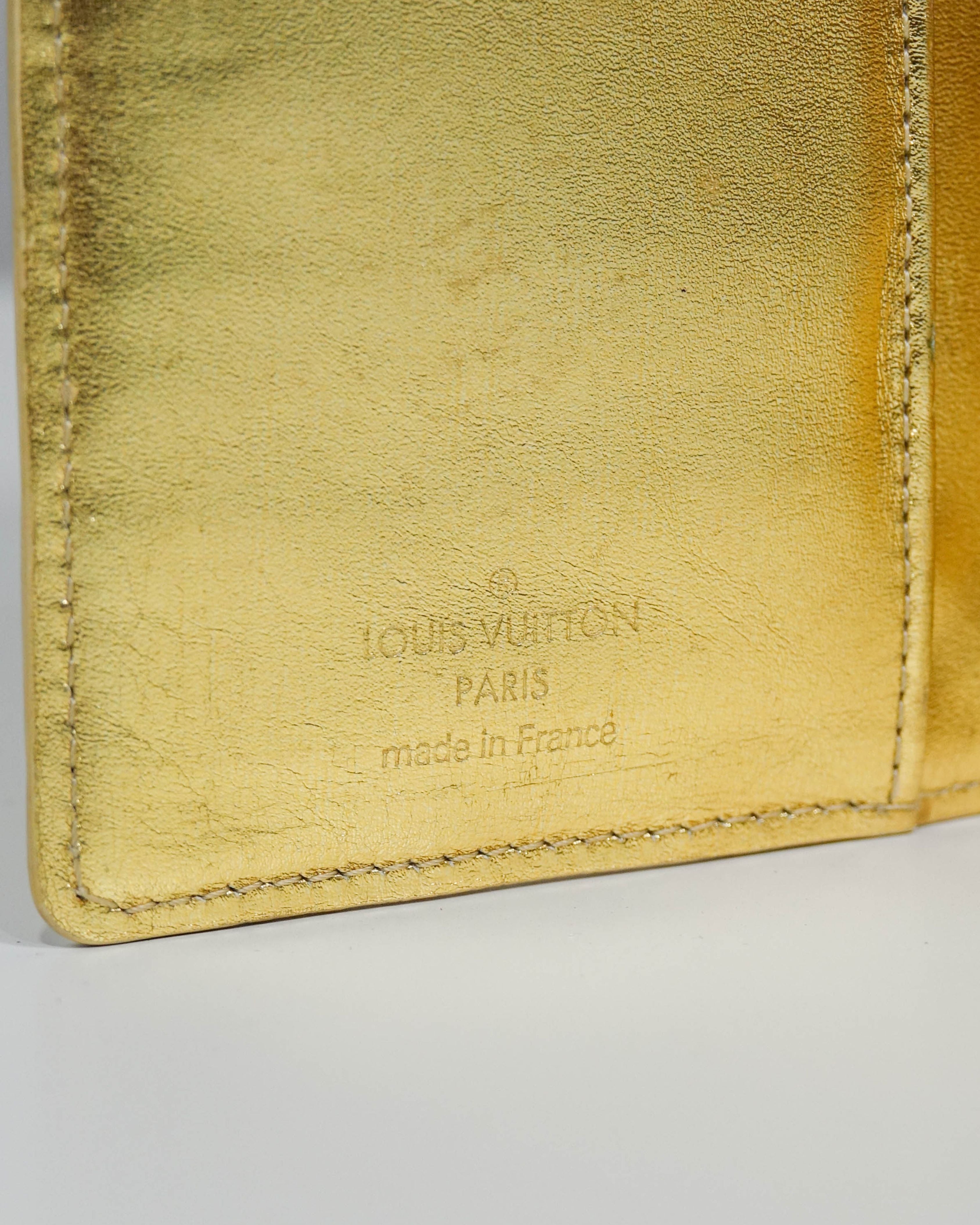 Agenda Louis Vuitton Miroir PM Day Planner Cover – Gold Lola Collective