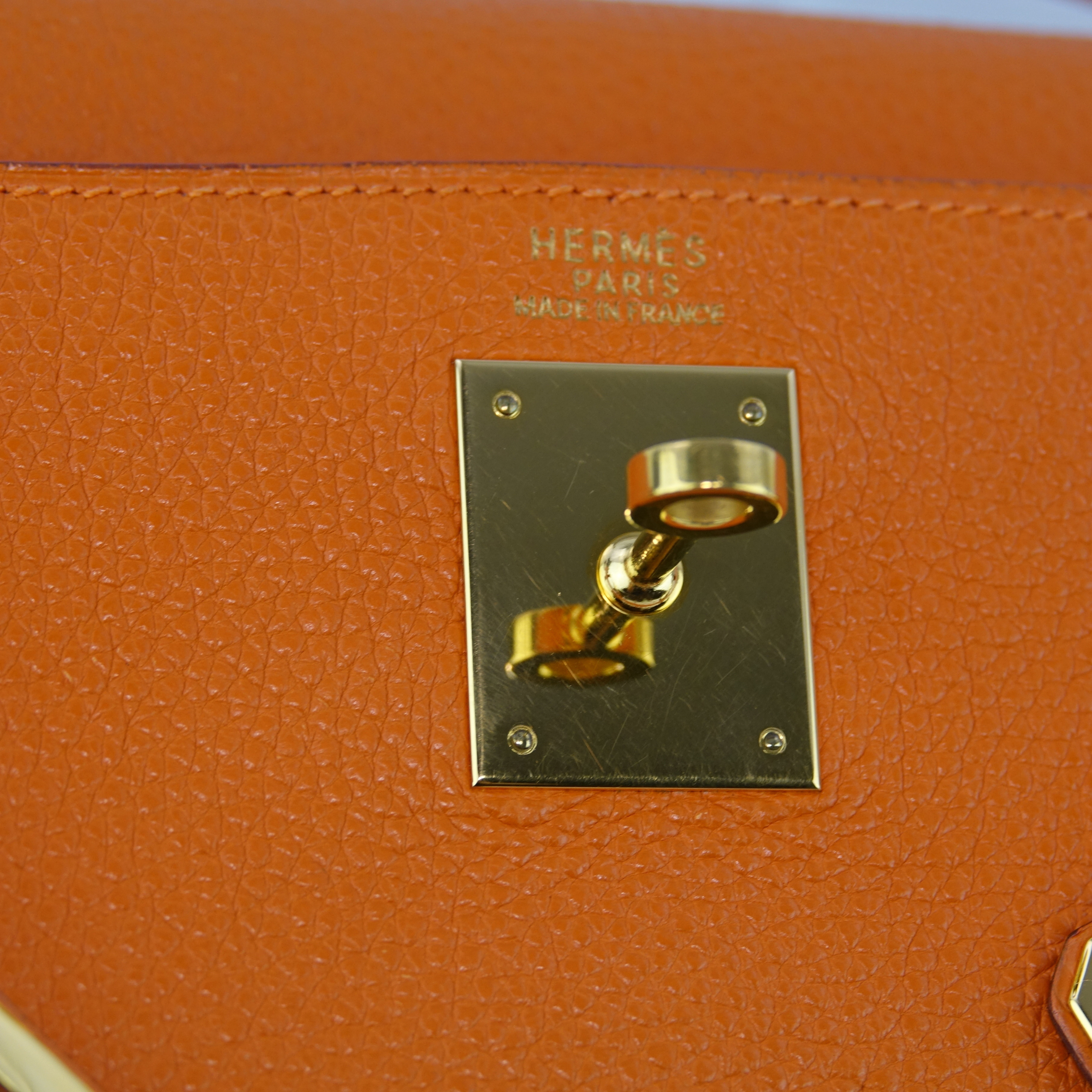 Kelly 32 Orange - Hermès Lola Collective