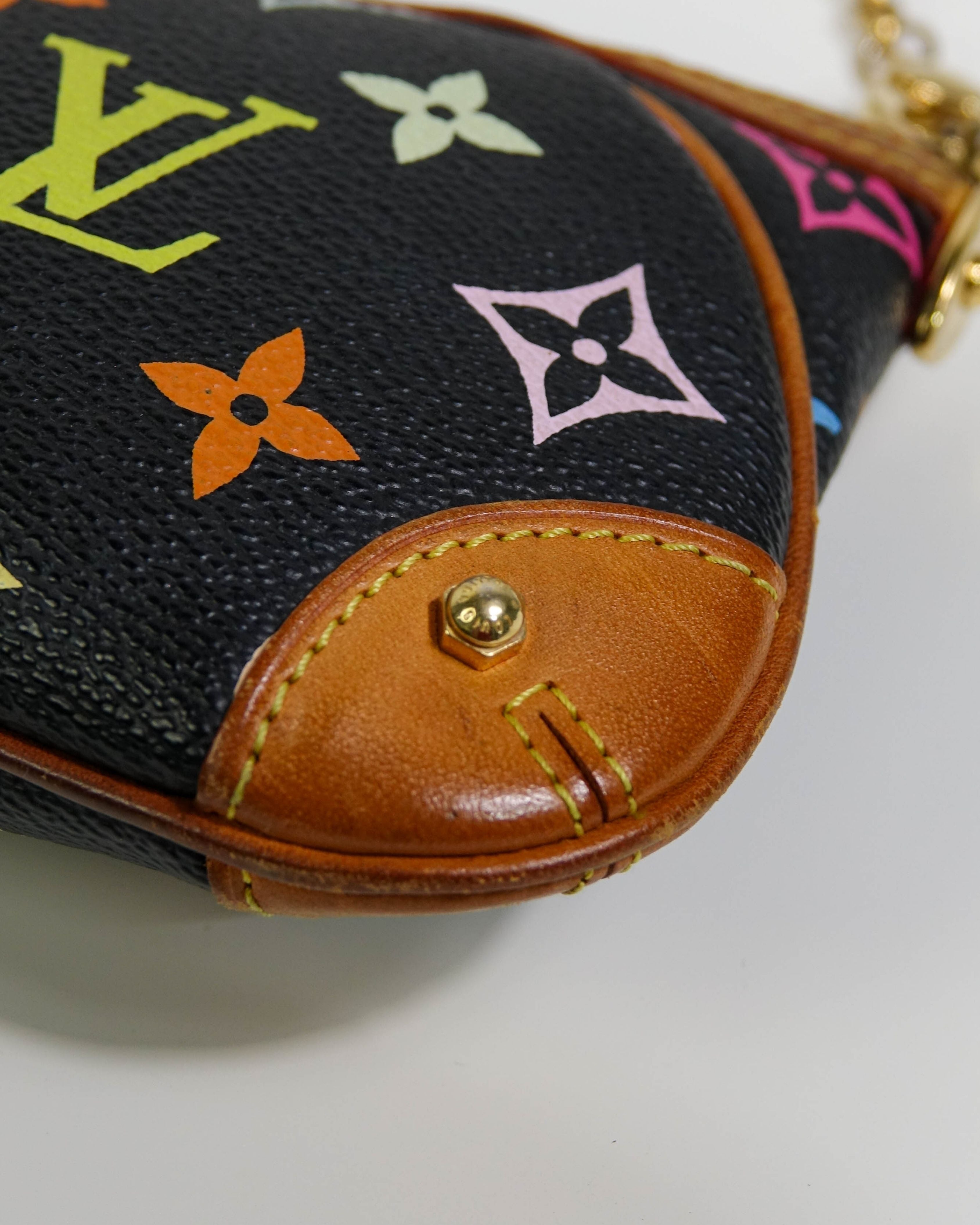 Mini Pochette accessoires Liv Louis Vuitton Murakami - noir Lola Collective