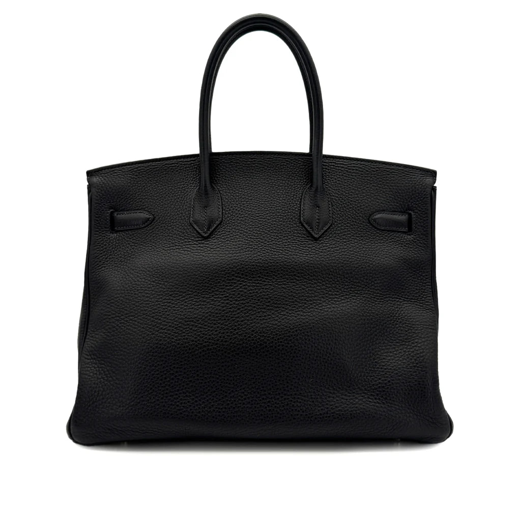 HERMES BIRKIN 35 BLUE INDIGO TAURILLON CLEMENCE Lola Collective