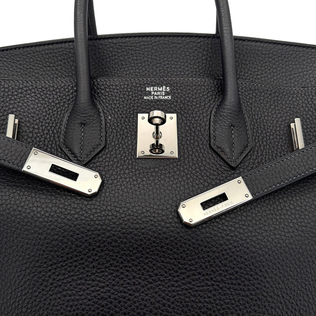 HERMES BIRKIN 35 BLUE INDIGO TAURILLON CLEMENCE Lola Collective