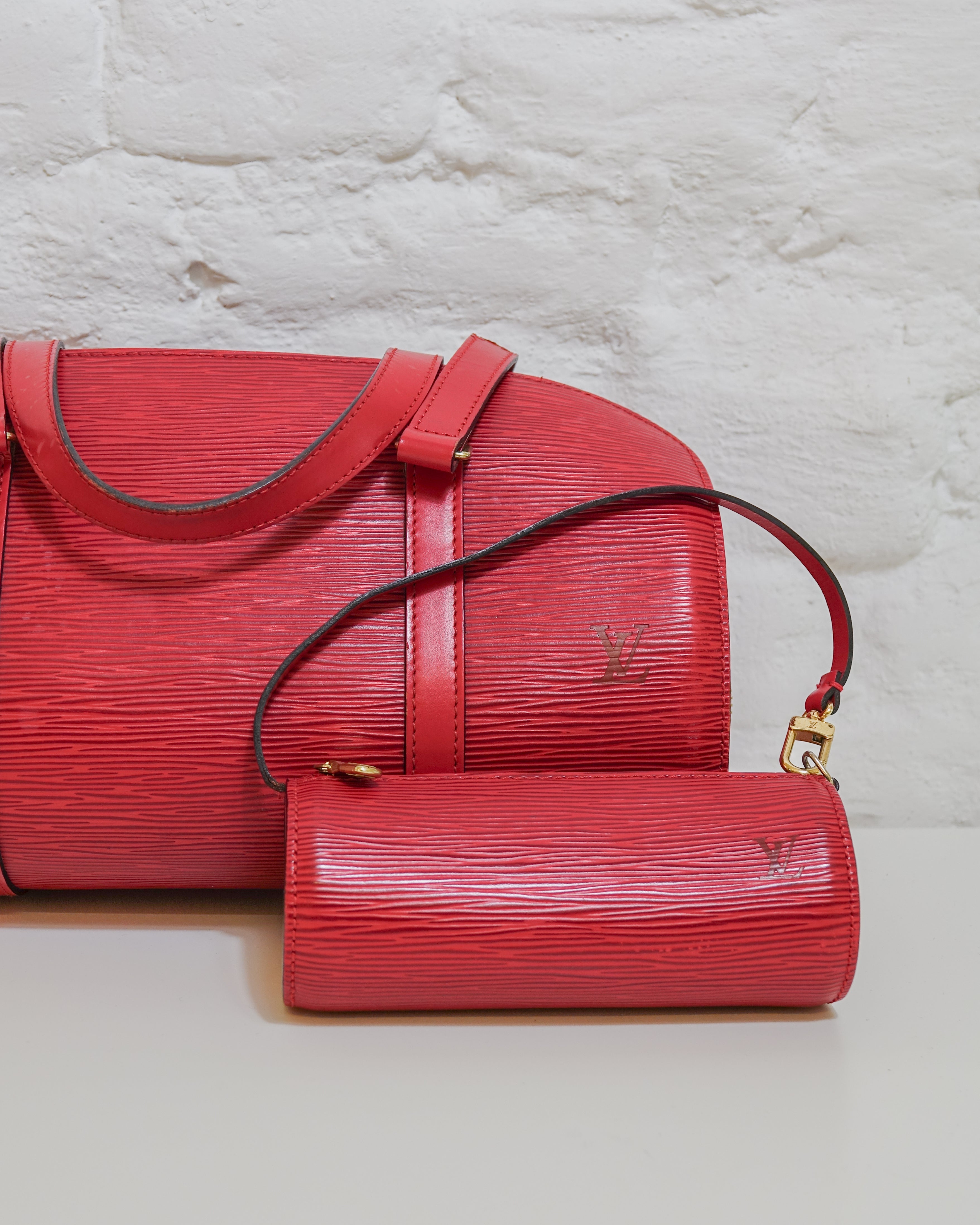 Louis Vuitton Papillon 30 épi rouge + baby papillon épi rouge Lola Collective