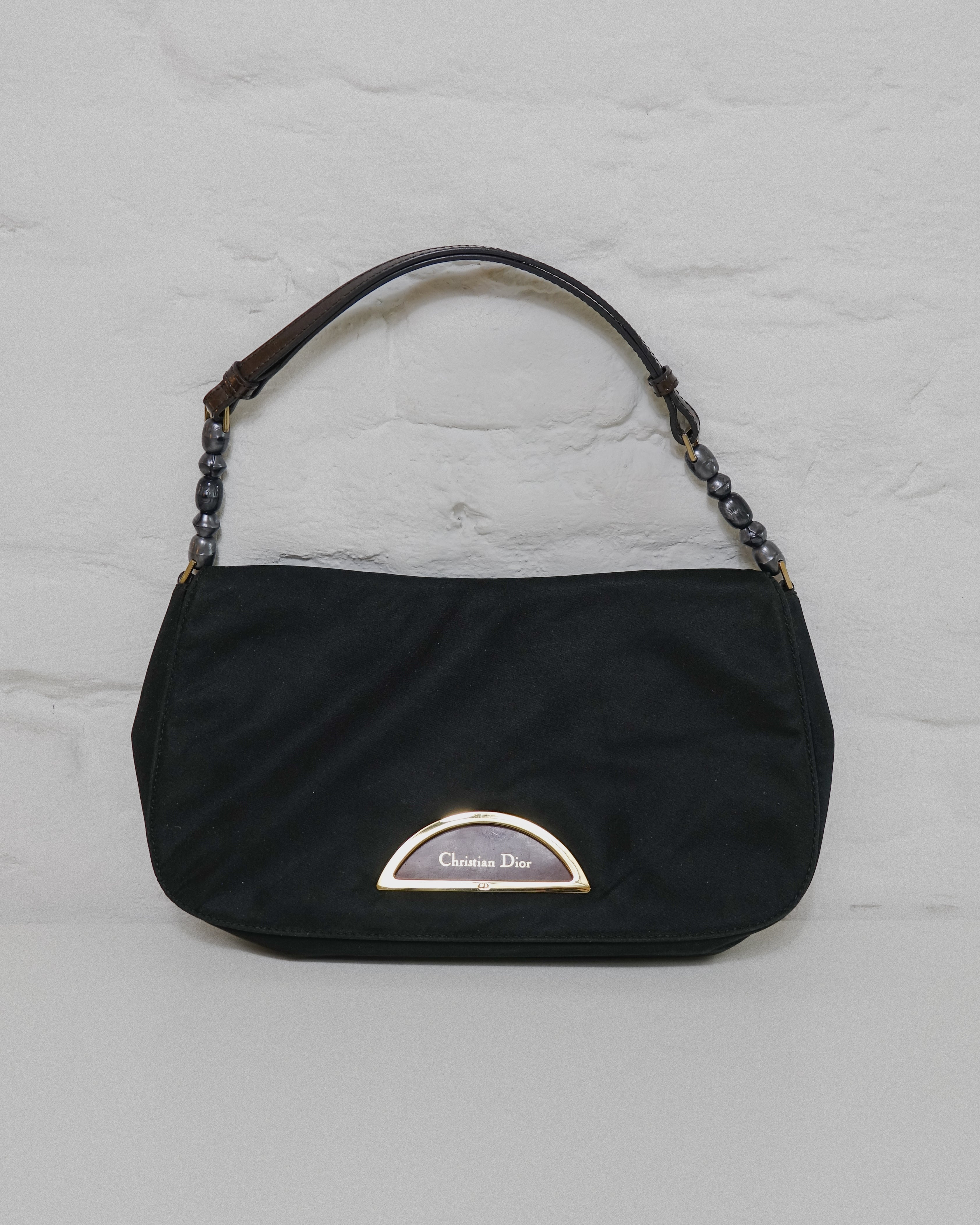 Dior Pochette épaule et perles noir Lola collective