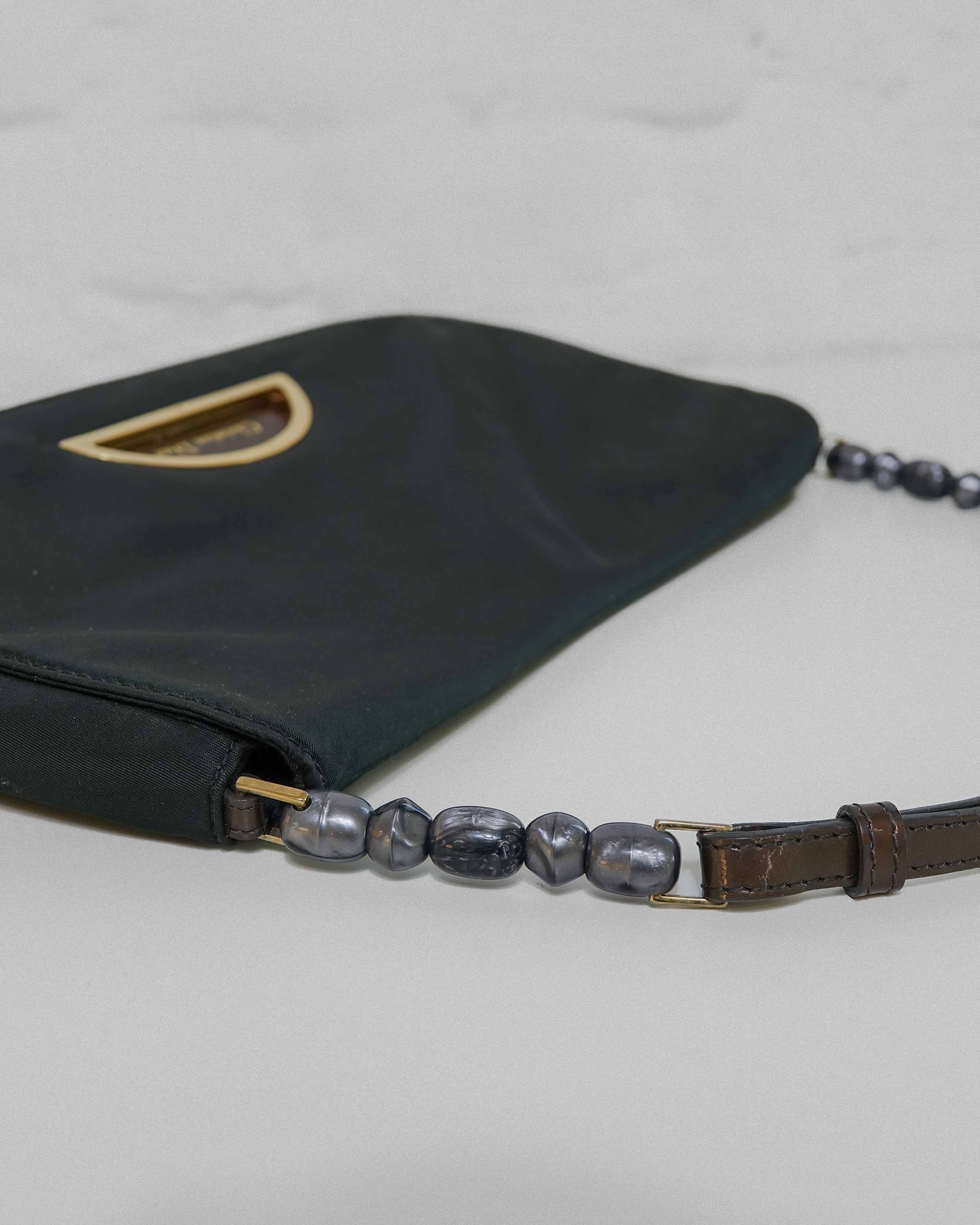 Dior Pochette épaule et perles noir Lola collective