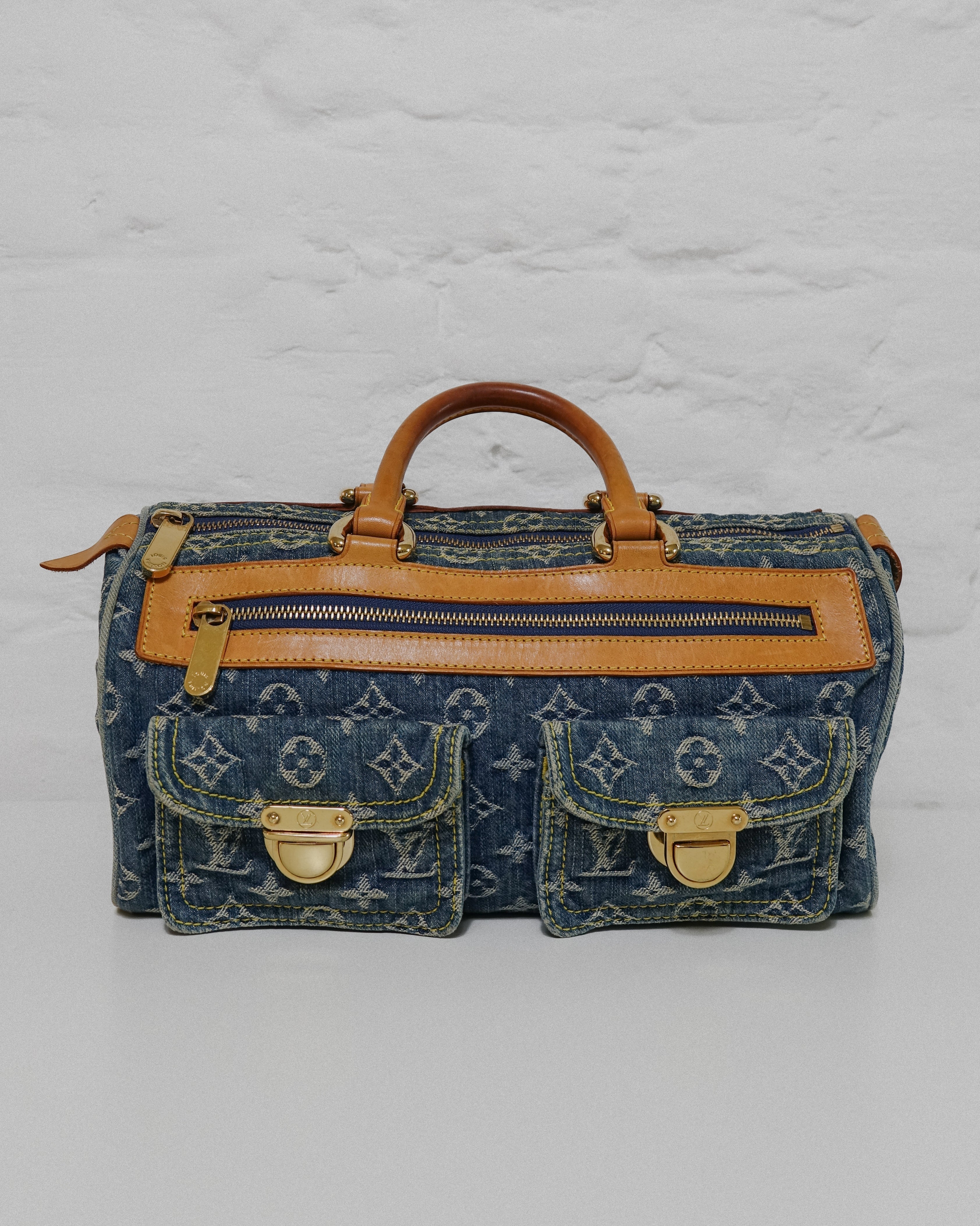 Louis Vuitton Noé Speedy Jeans bleu Lola Collective