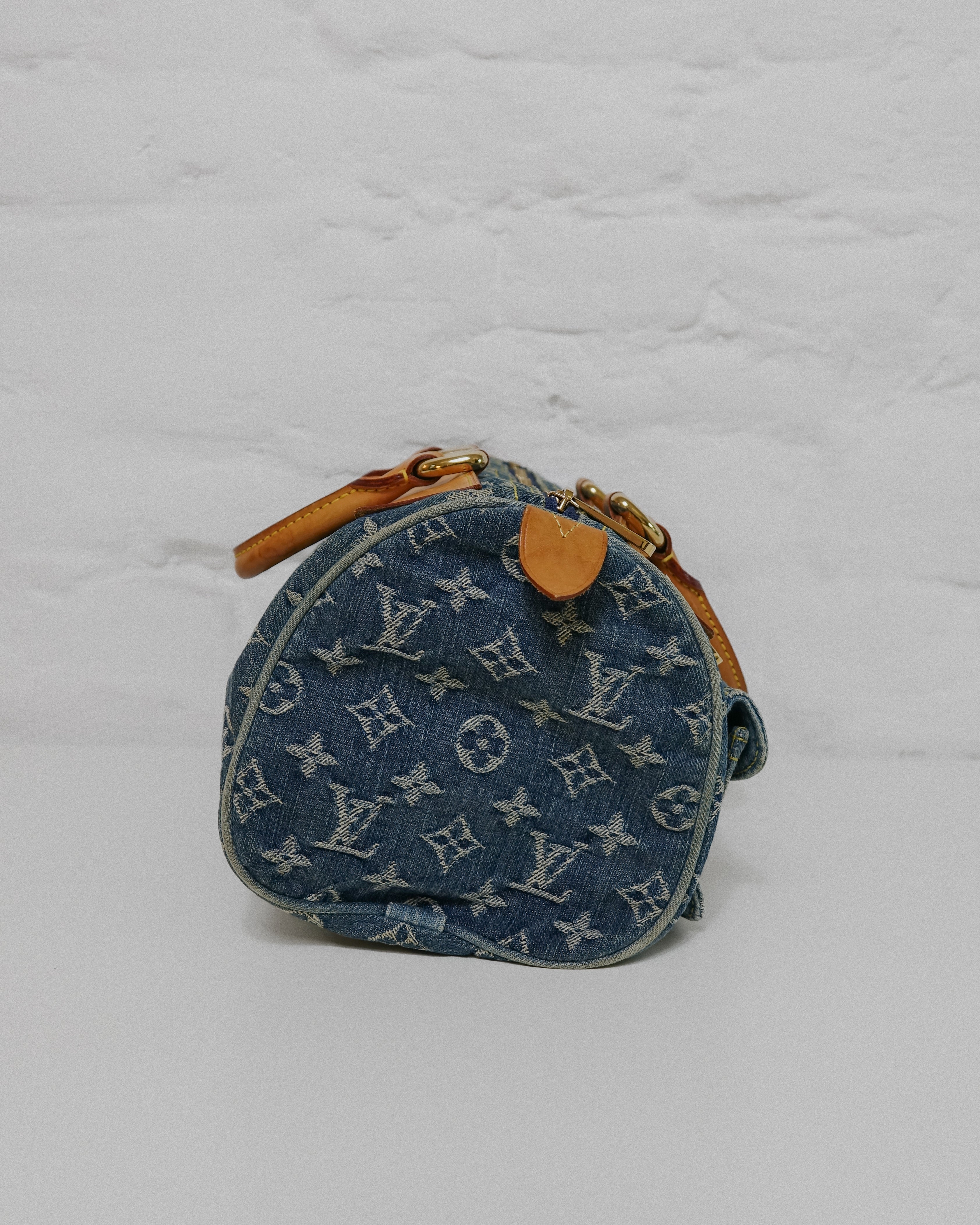 Louis Vuitton Noé Speedy Jeans bleu Lola Collective