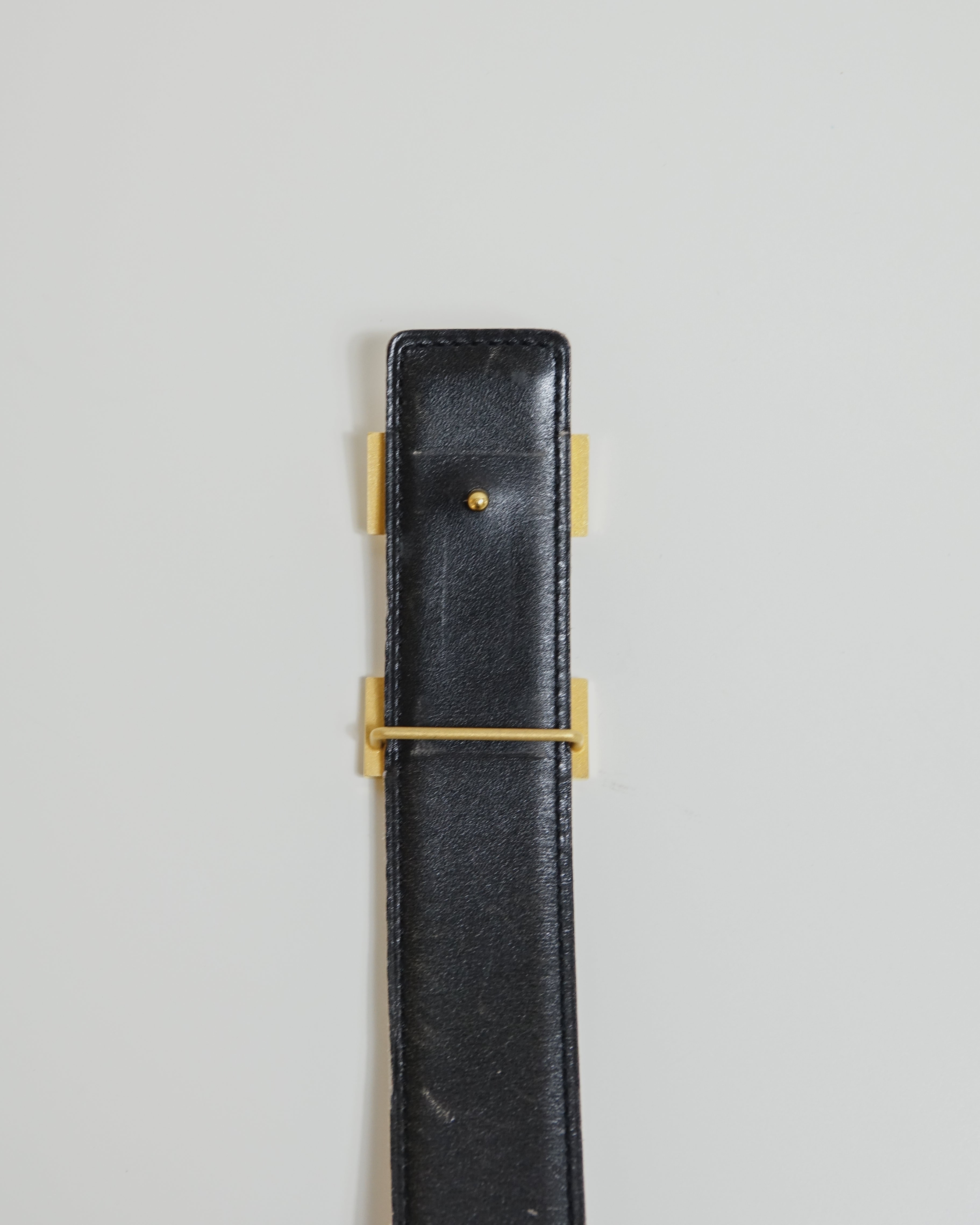 Ceinture Hermès Constance 70 marron avec logo □A Lola Collective