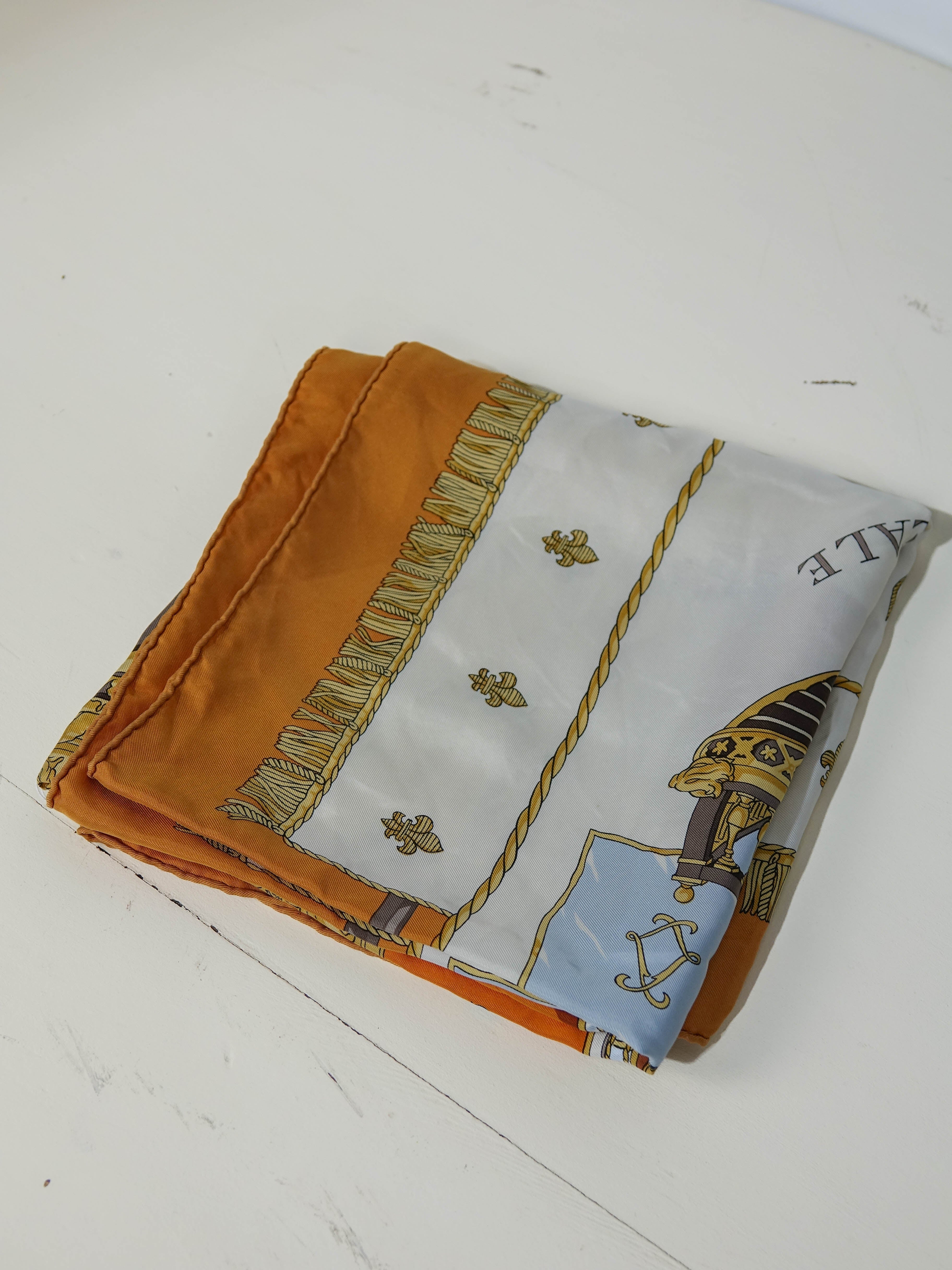 Hermès Carré 90x90 "Vue du carrosse de la galère la réale" Lola Collective