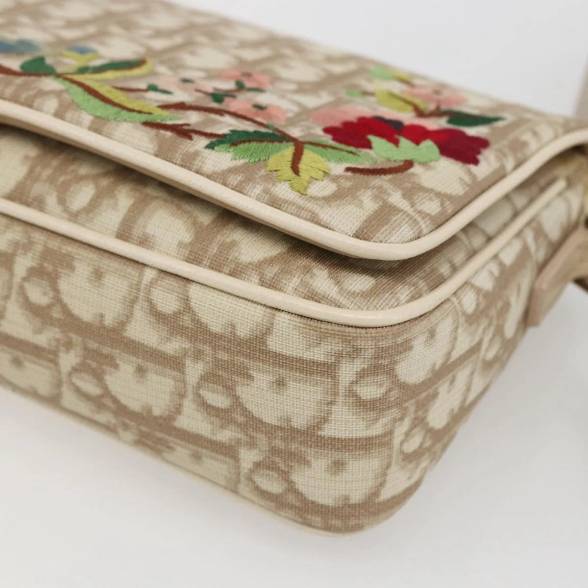 Dior Sac épaule messenger trotter brodé floral Lola Collective