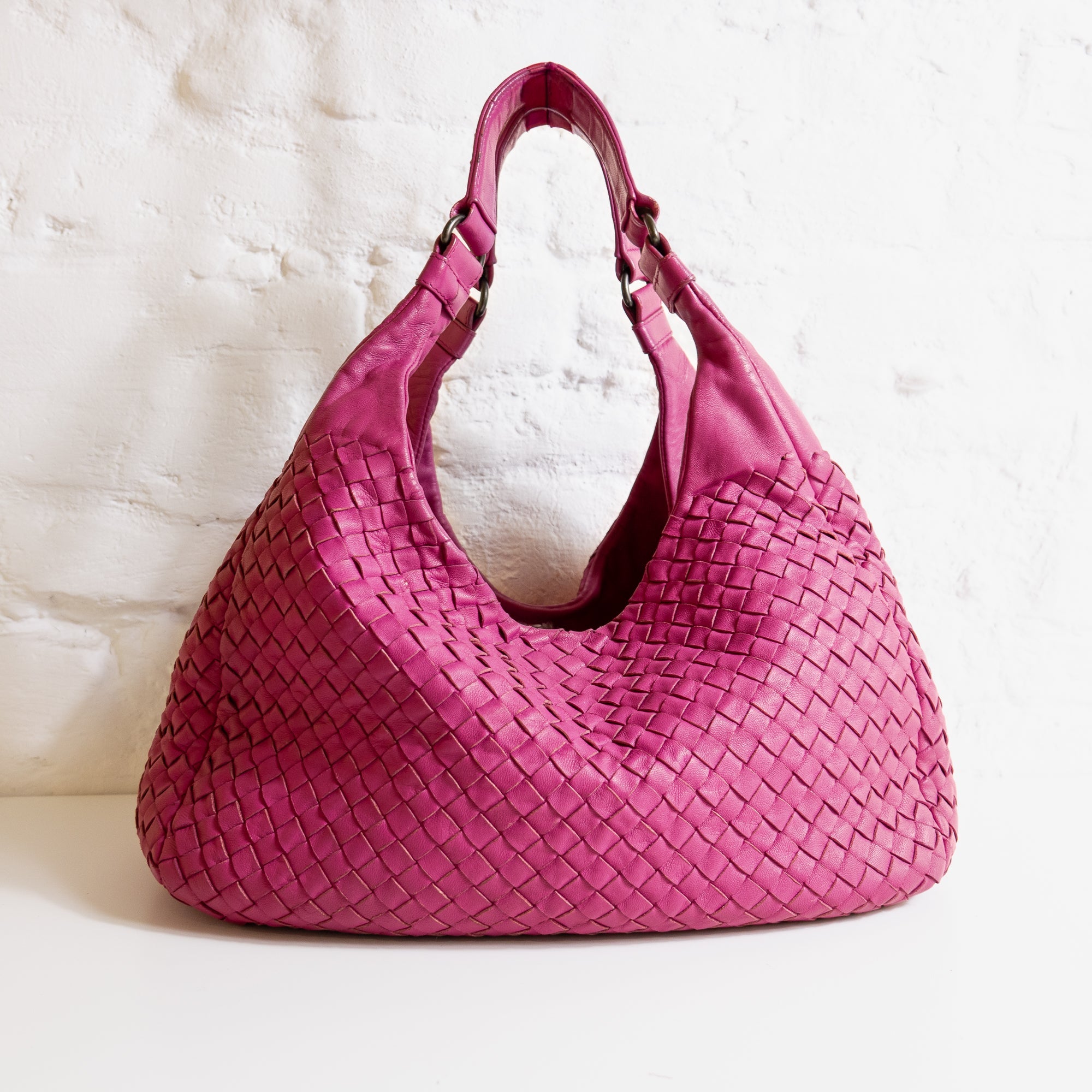 Bottega Veneta Intrecciato hobo rose Lola Collective