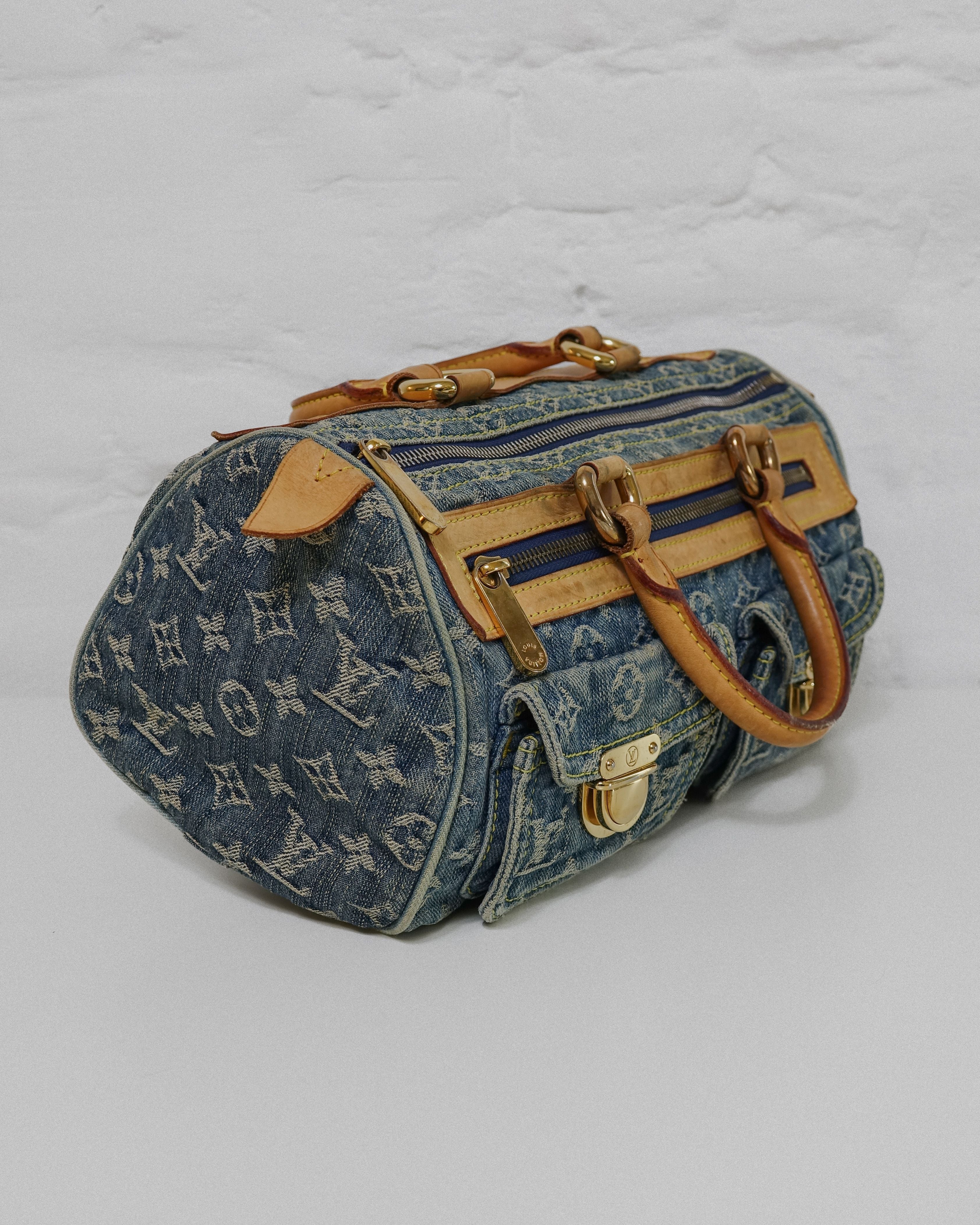 Louis Vuitton Noé Speedy Jeans bleu Lola Collective