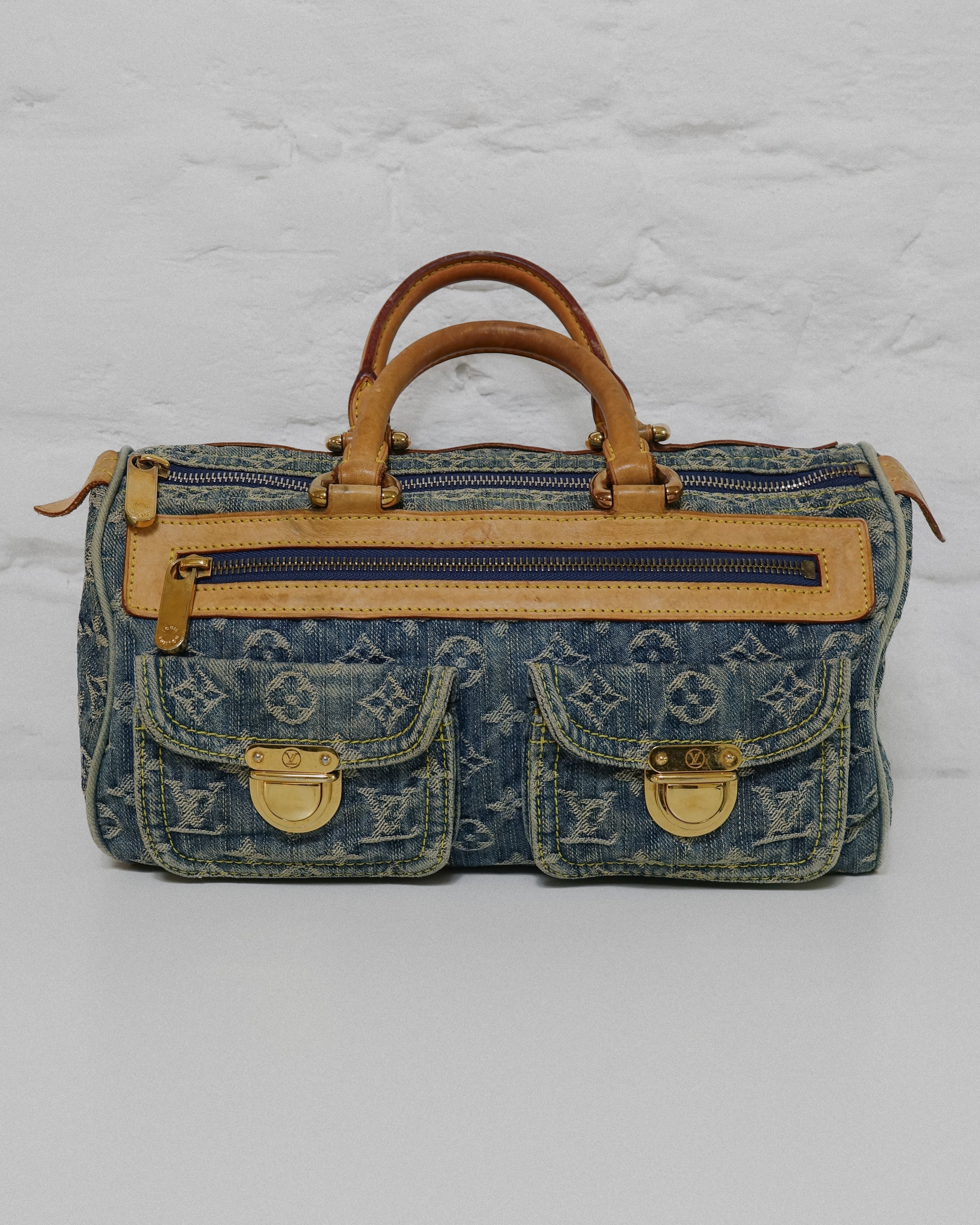 Louis Vuitton Noé Speedy Jeans bleu Lola Collective